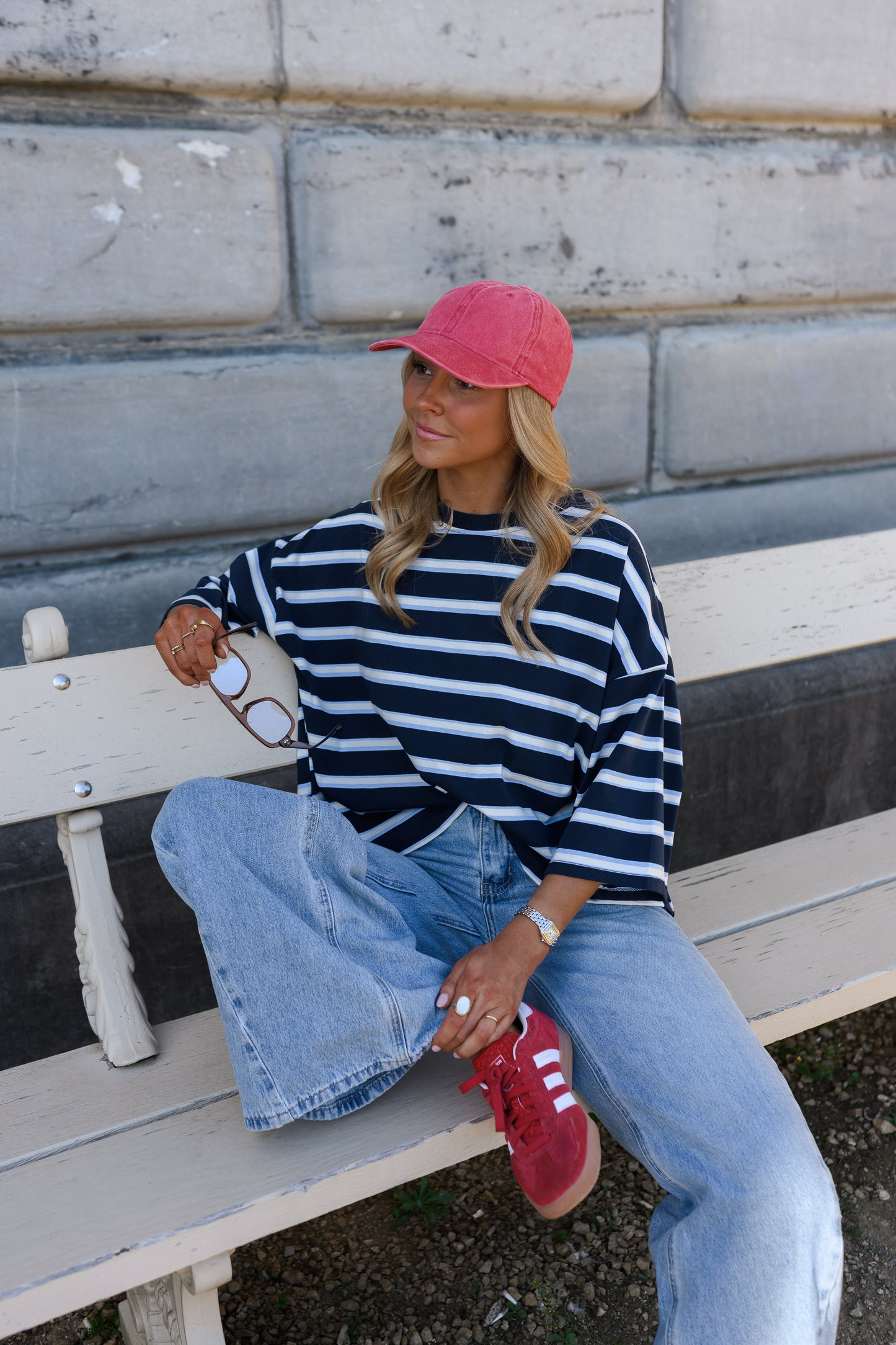 Blue Striped Isora T-Shirt