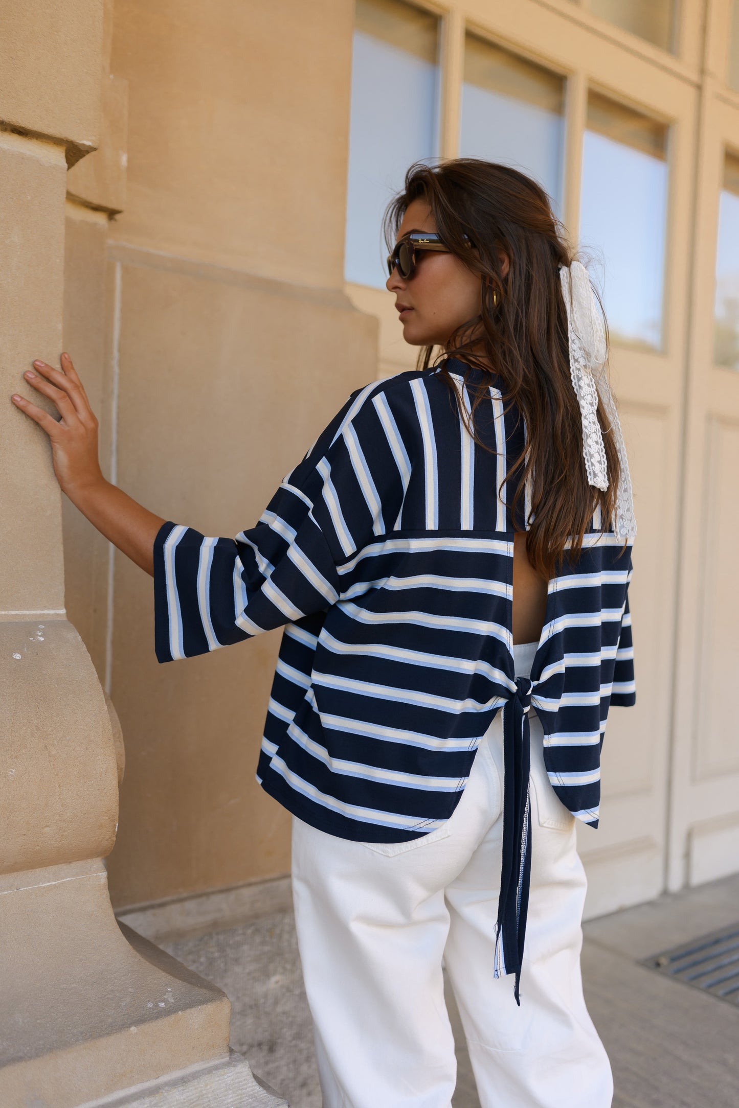 Blue Striped Isora T-Shirt