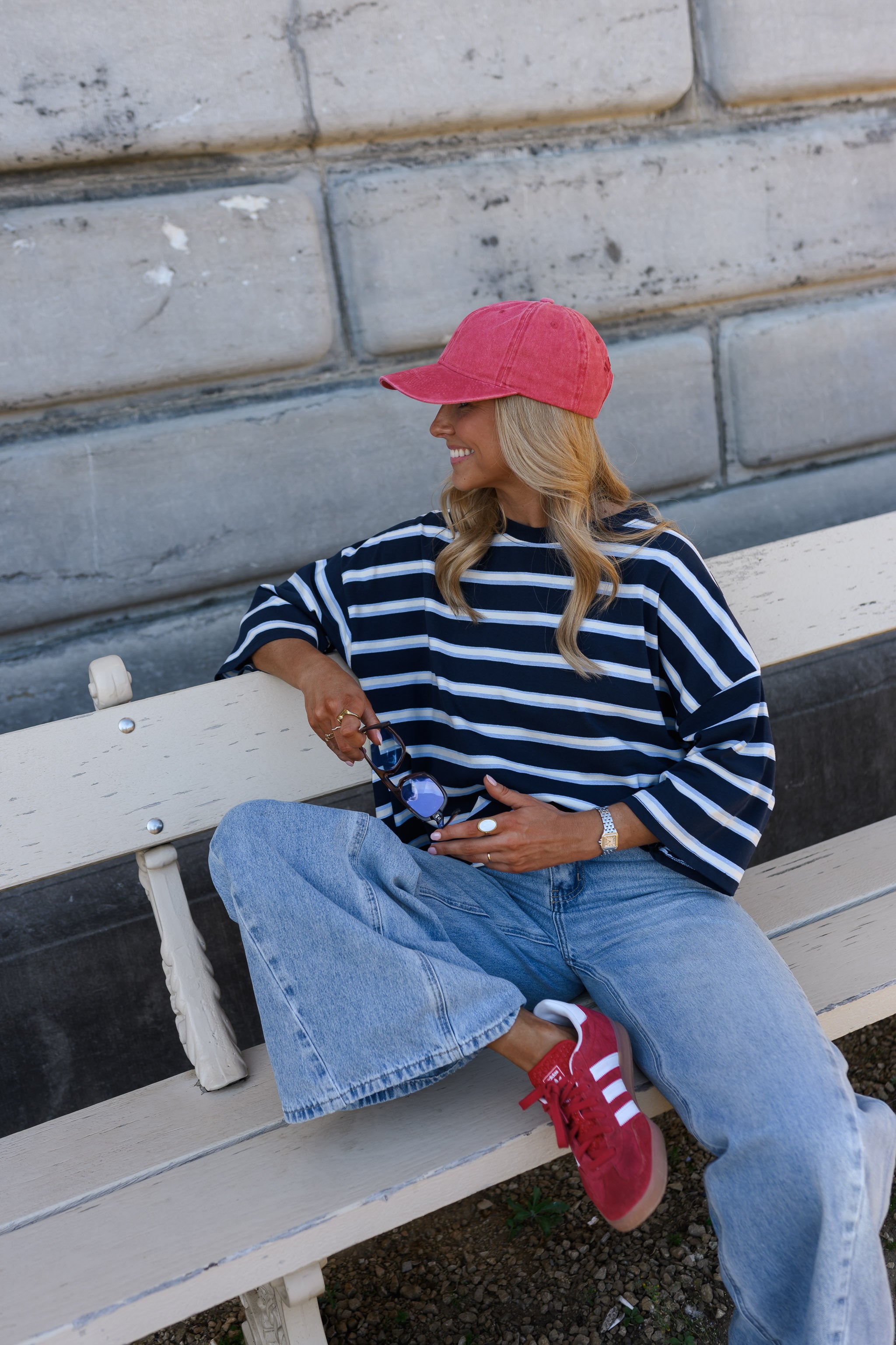 Blue Striped Isora T-Shirt
