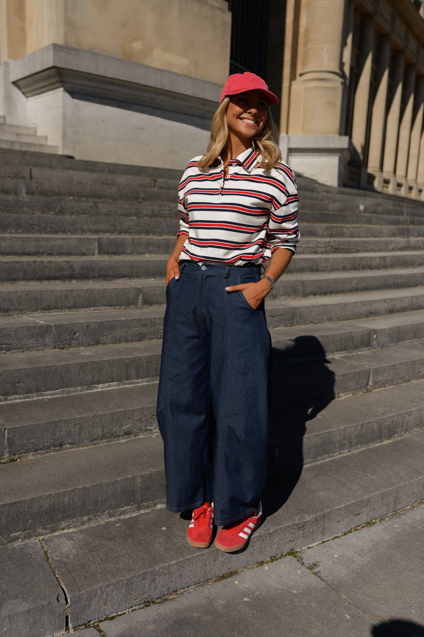 Blue Striped Marceau Polo