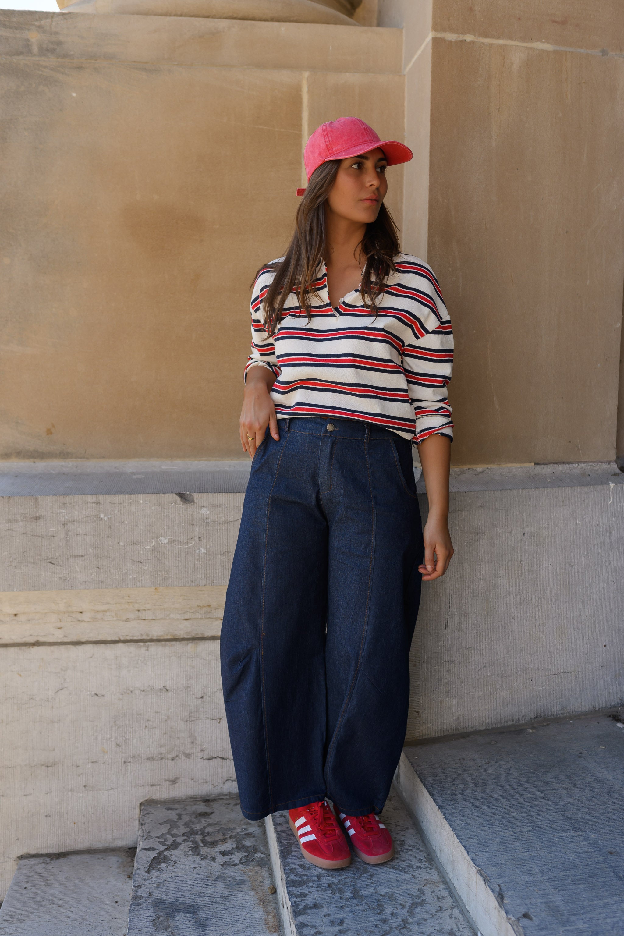Blue Striped Marceau Polo