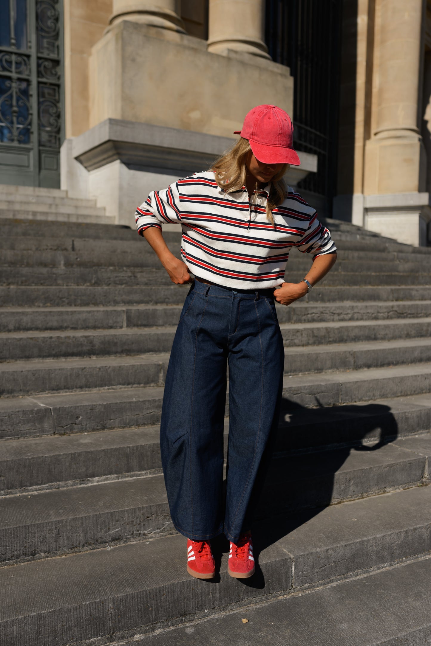 Blue Striped Marceau Polo