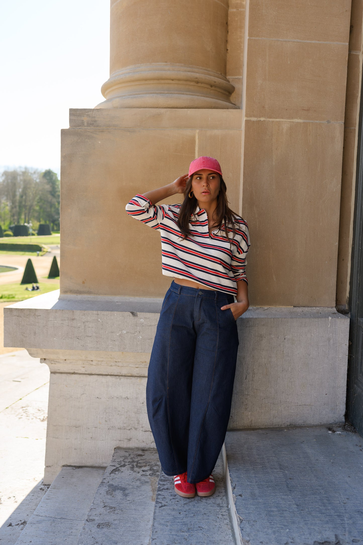 Blue Striped Marceau Polo