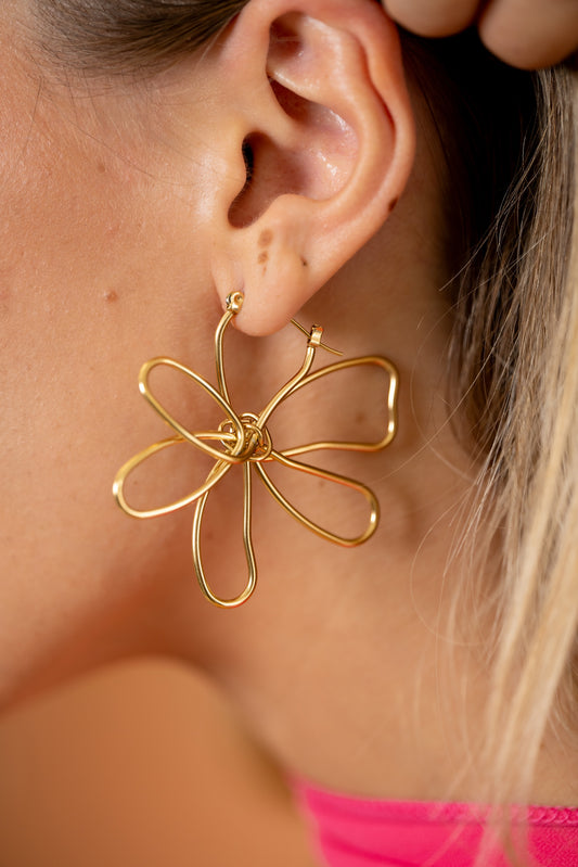 Golden Brien Earrings