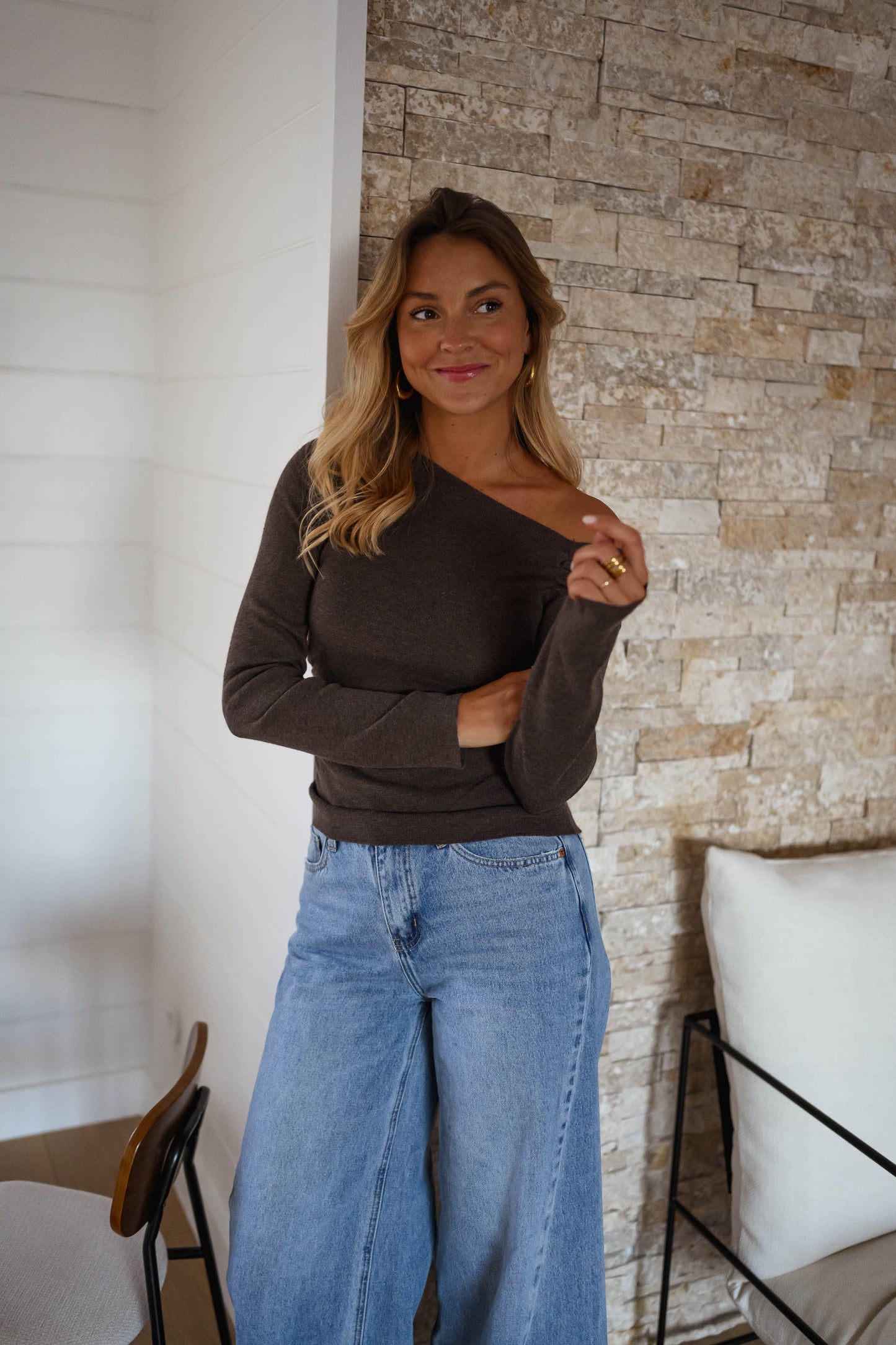 Brown Ambre Sweater