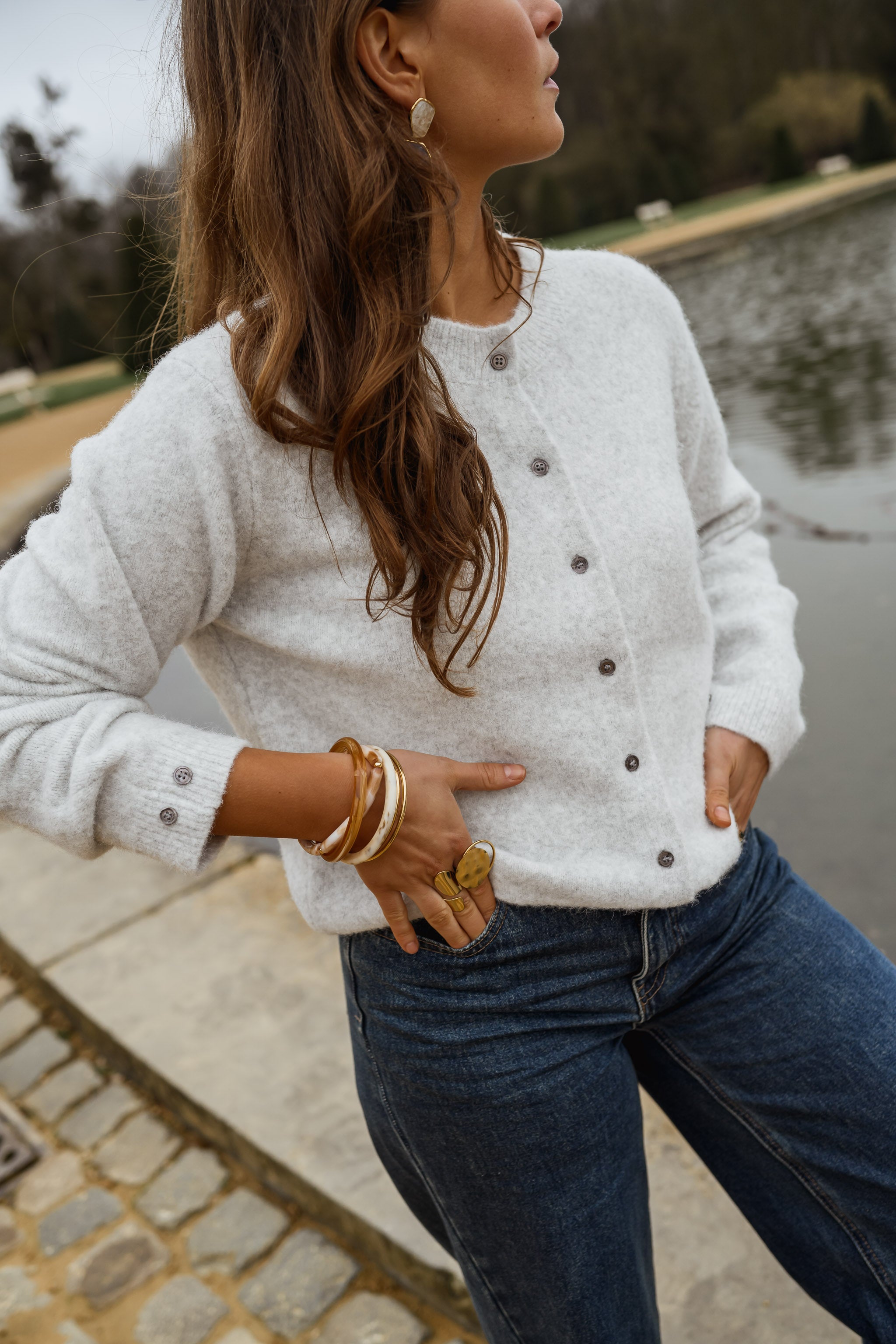 Beige and Brown Kaly Bracelet