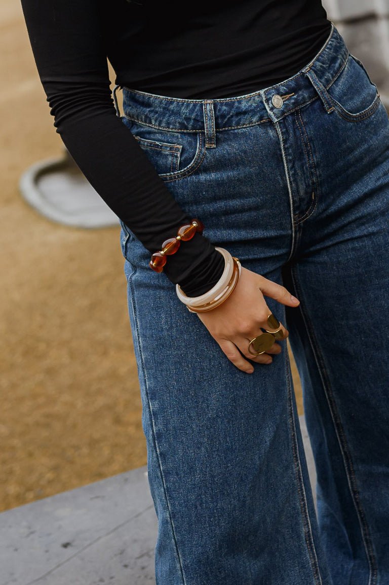 Beige and Brown Kaly Bracelet
