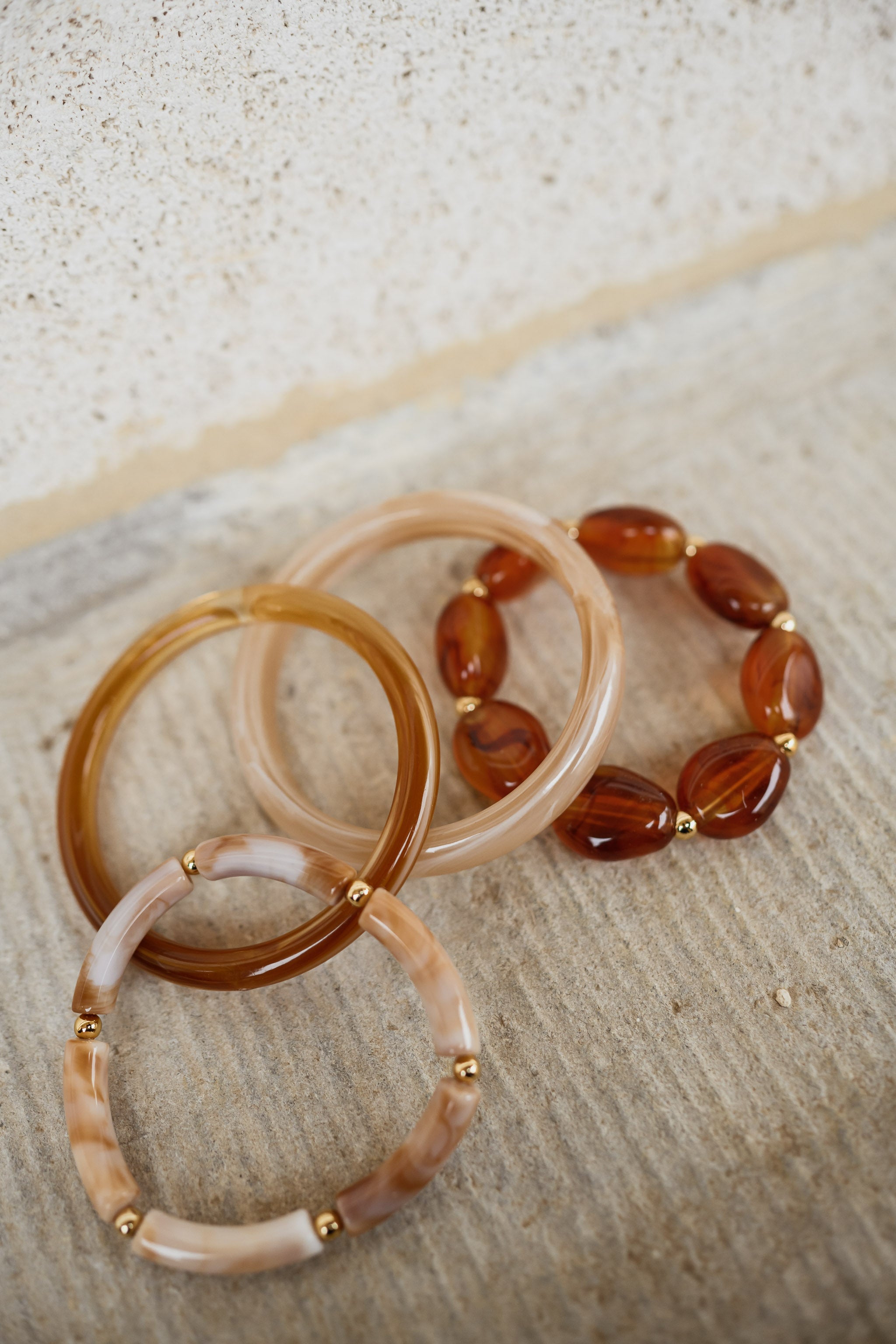 Beige and Brown Kaly Bracelet