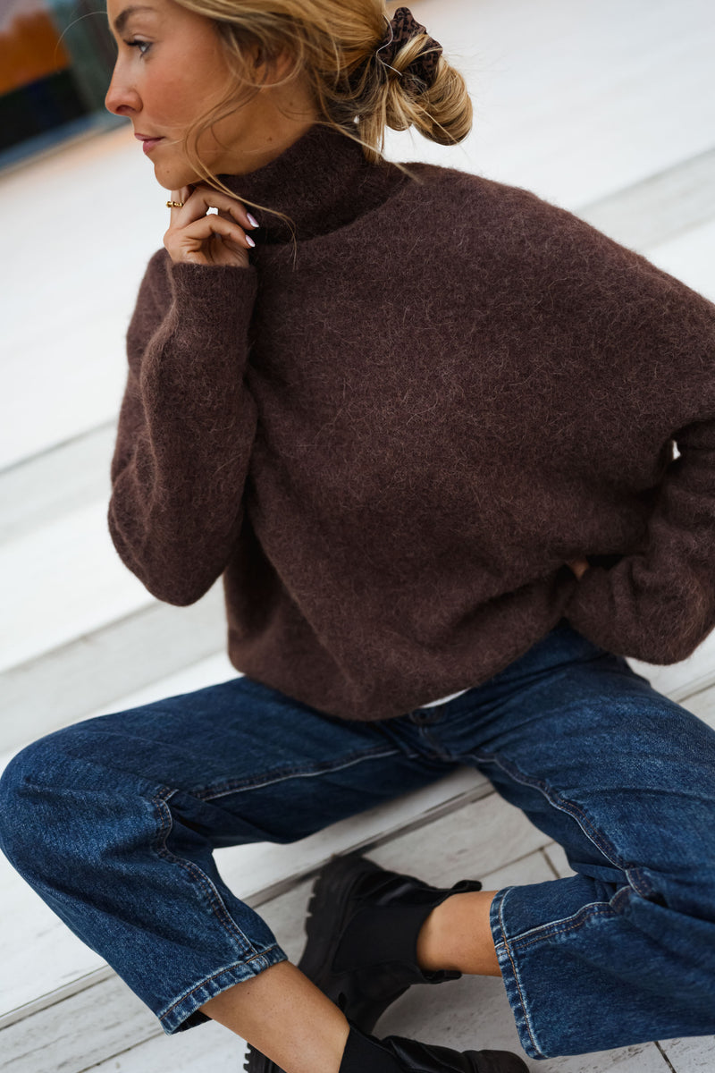 Brown Mara Sweater