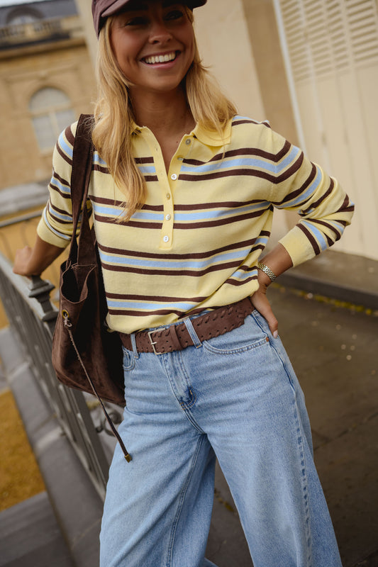 Brown Peta Belt
