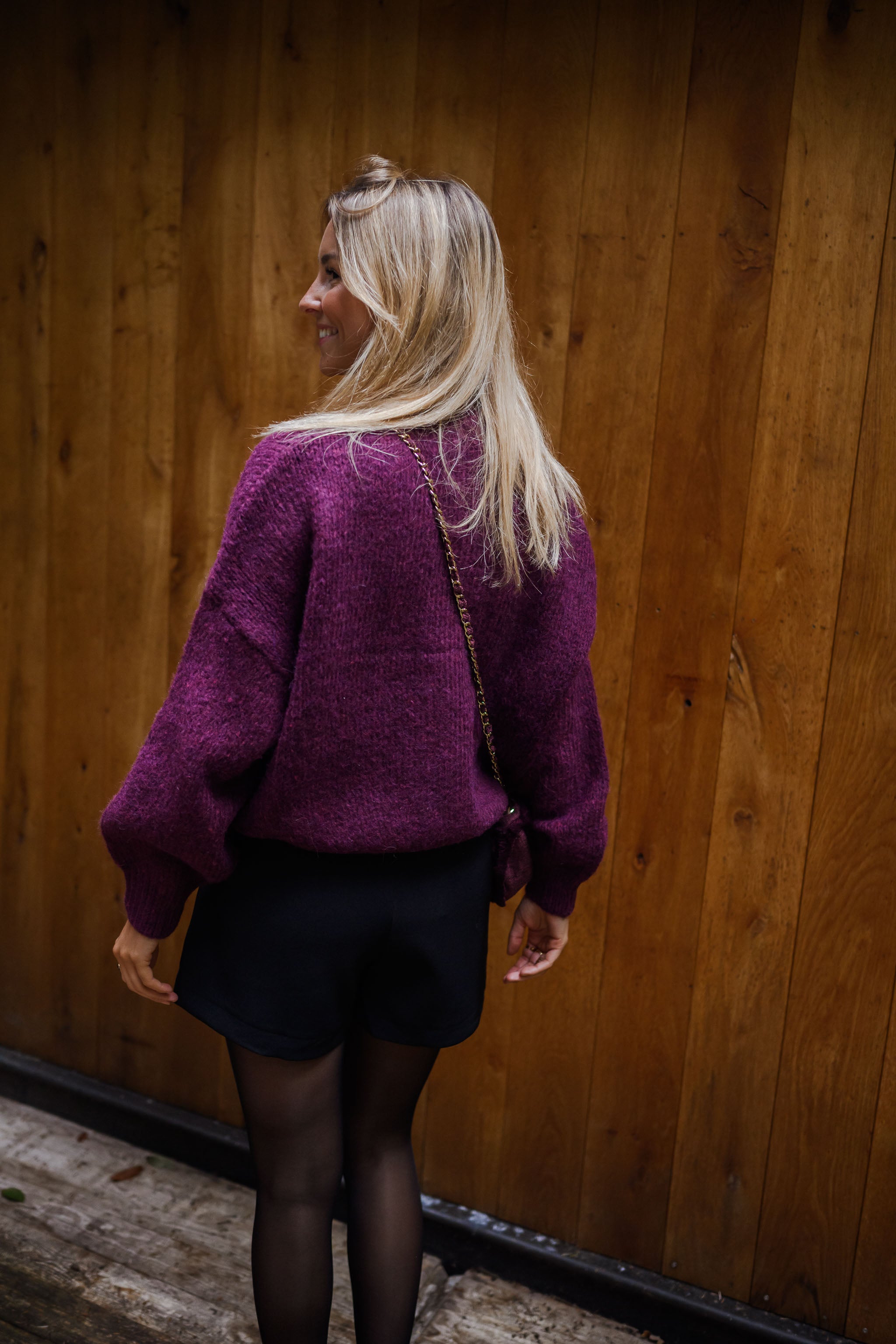 Burgundy Angele Sweater