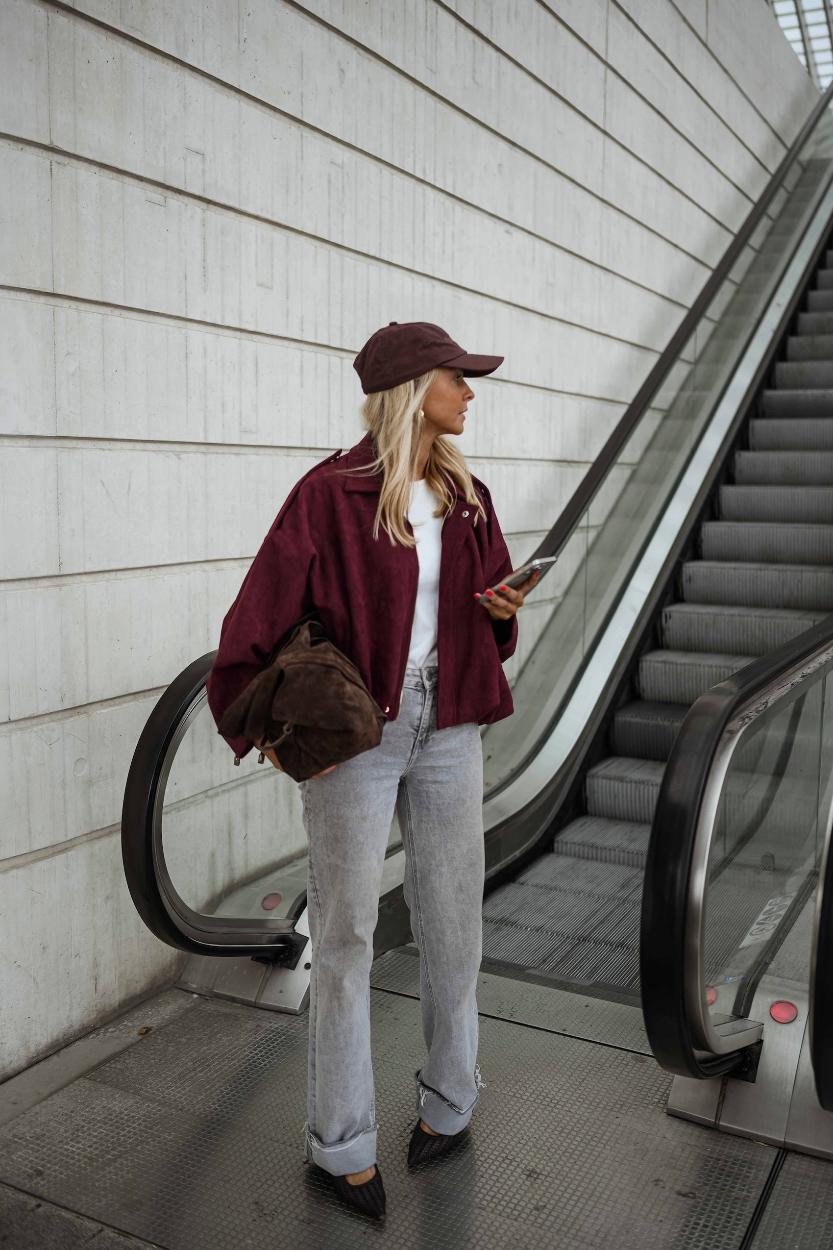 Burgundy Dave Jacket