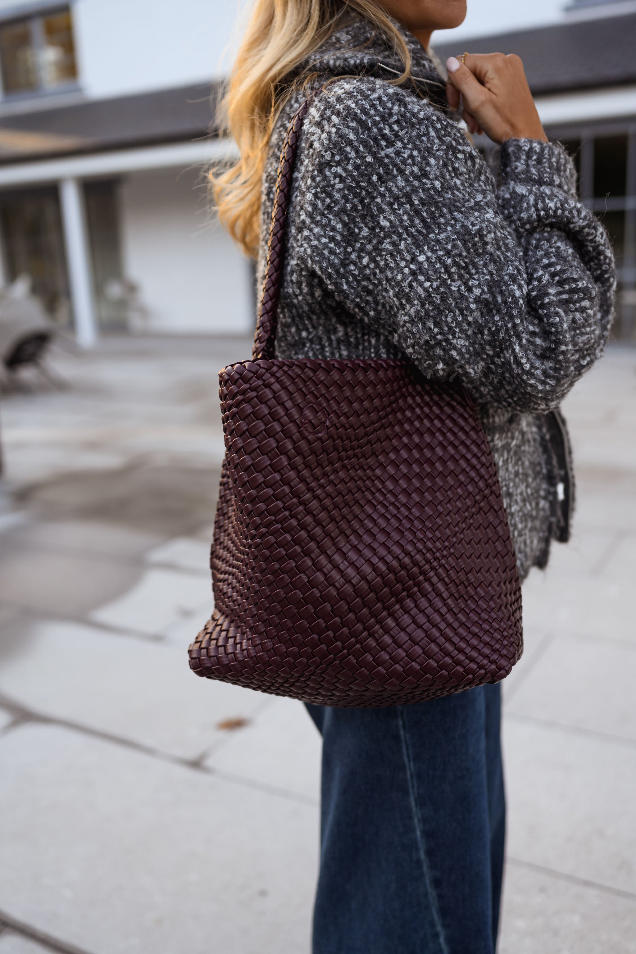 Burgundy Evie Bag