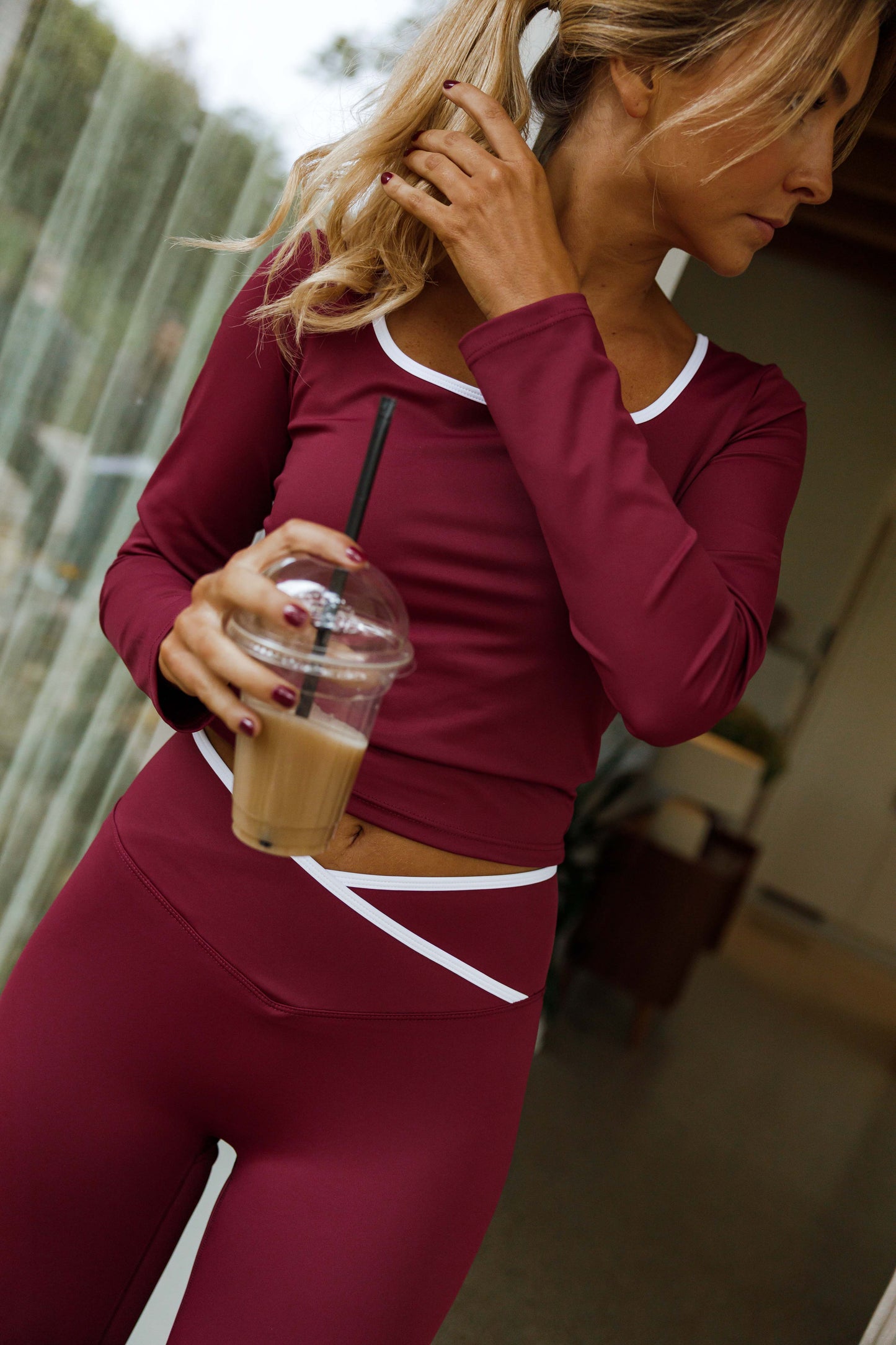 Burgundy Illa Sports Set