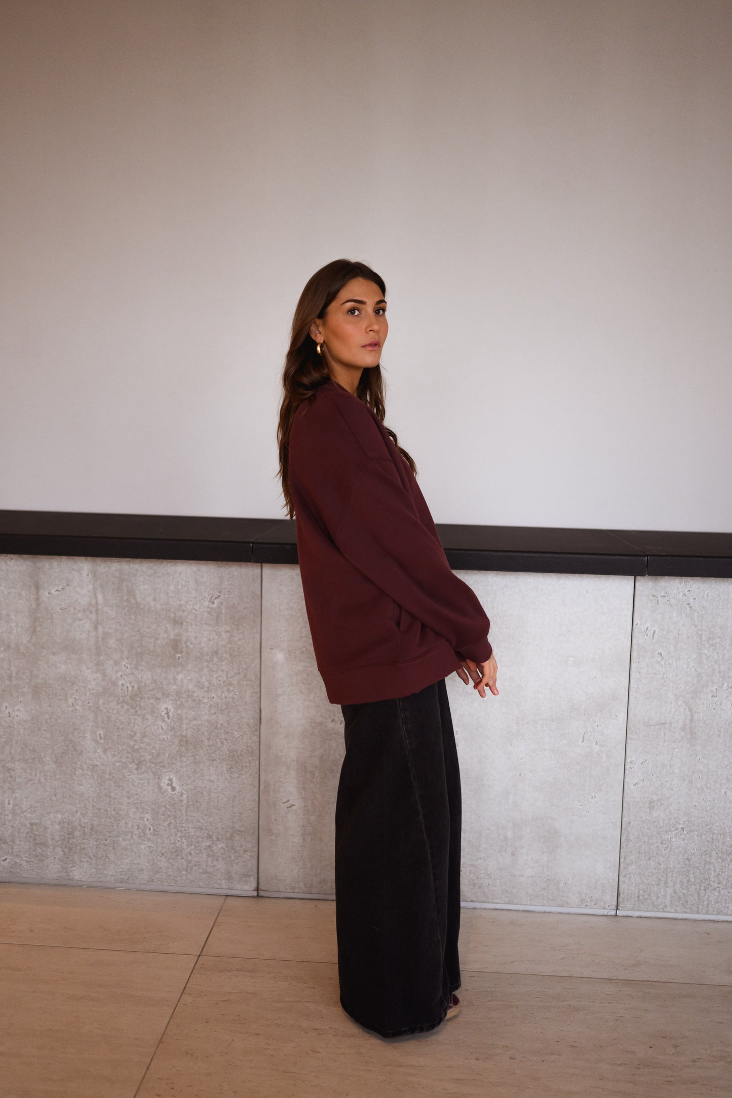 Burgundy Monta Sweater