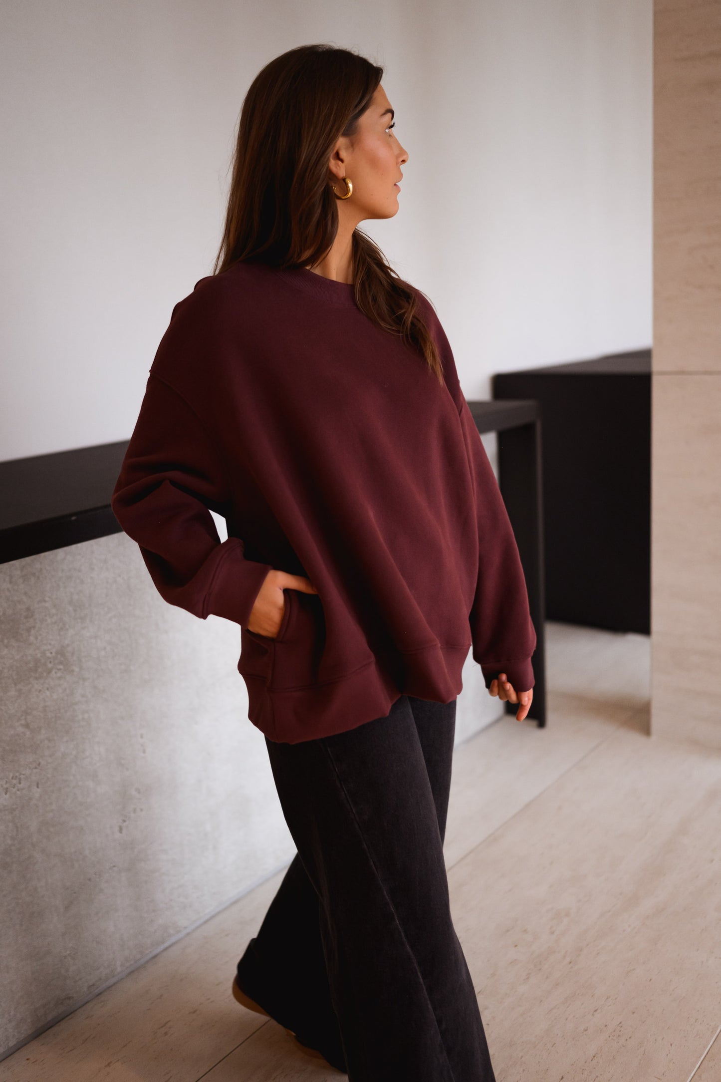 Burgundy Monta Sweater