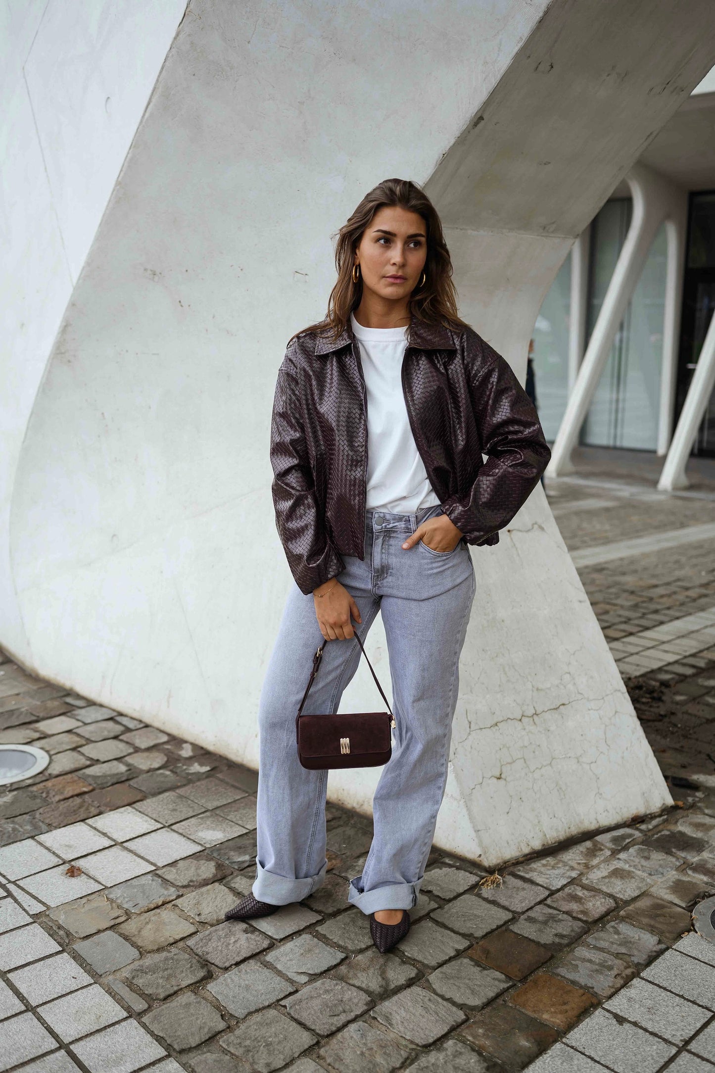 Burgundy Omer Jacket