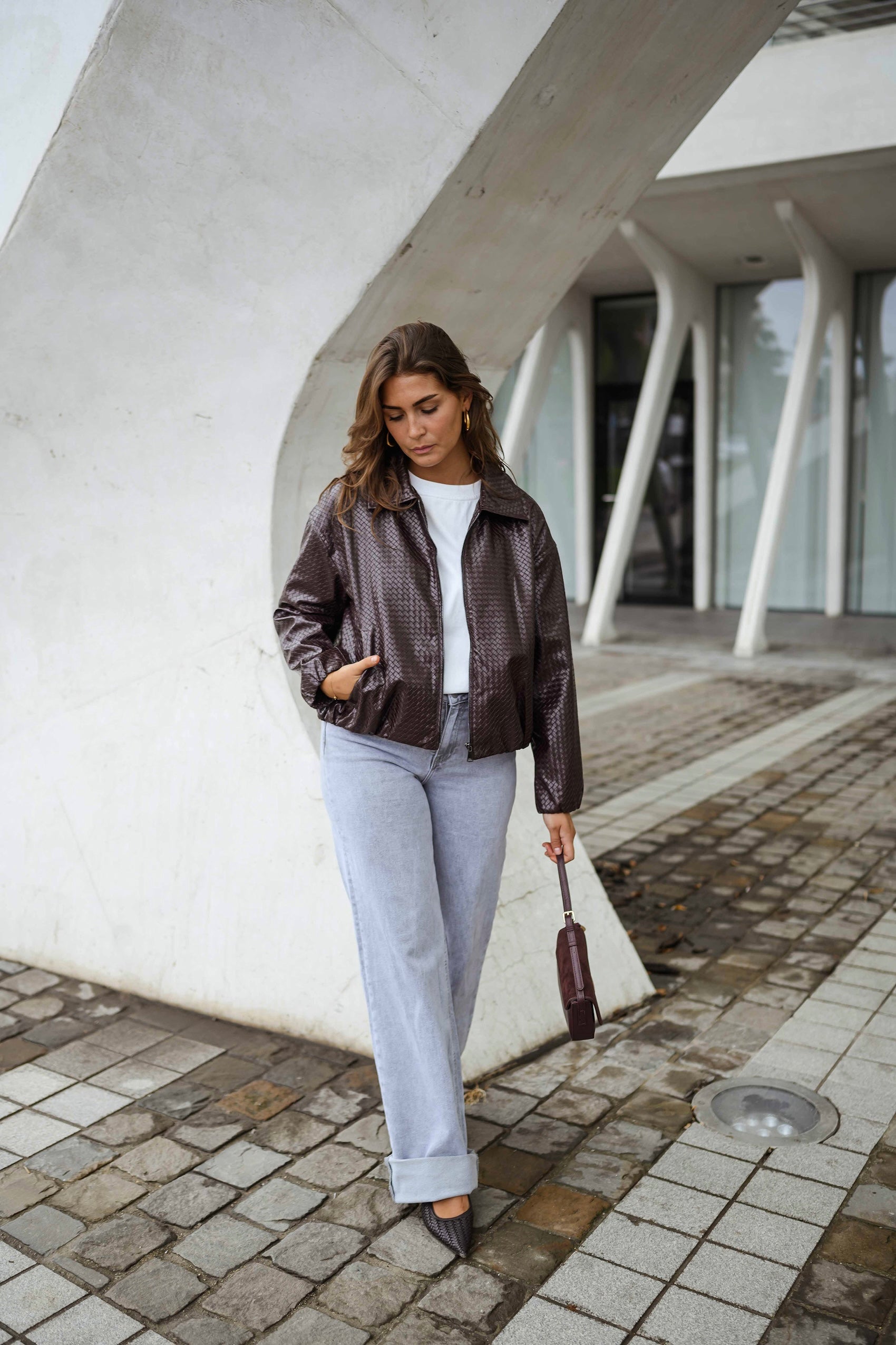 Burgundy Omer Jacket