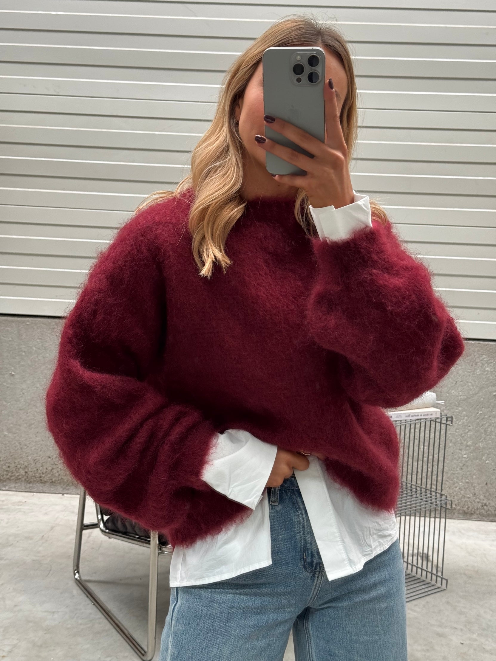 Burgundy Pieter Sweater