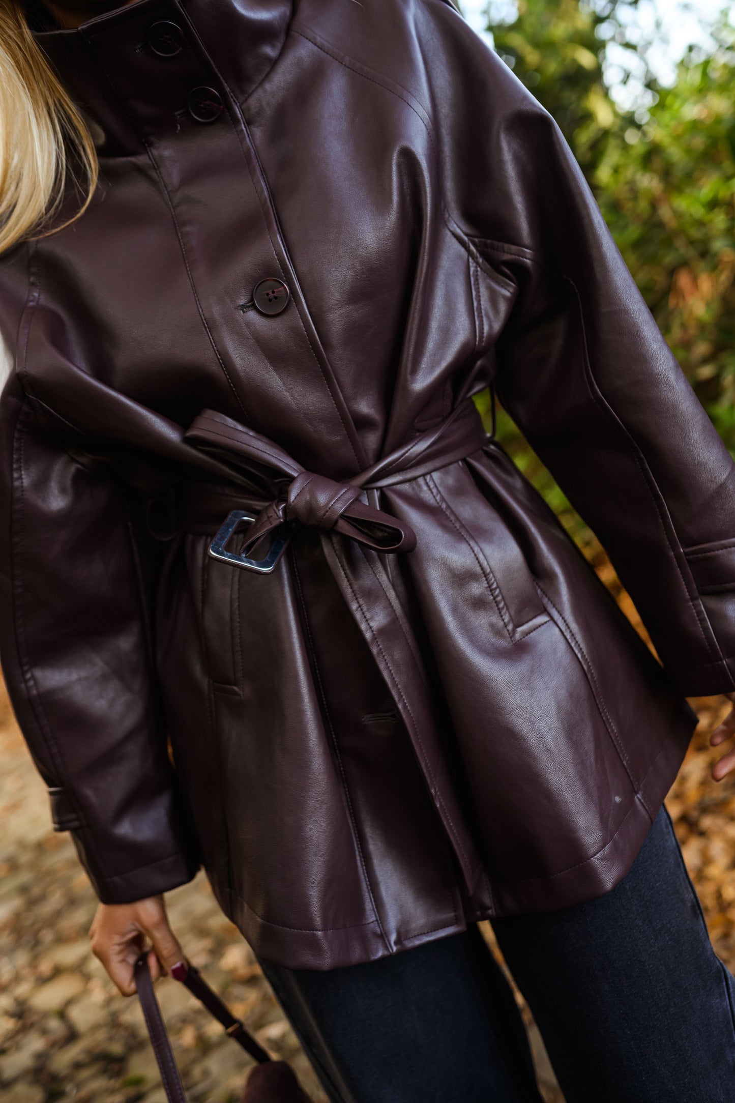 Burgundy Rachelle Jacket