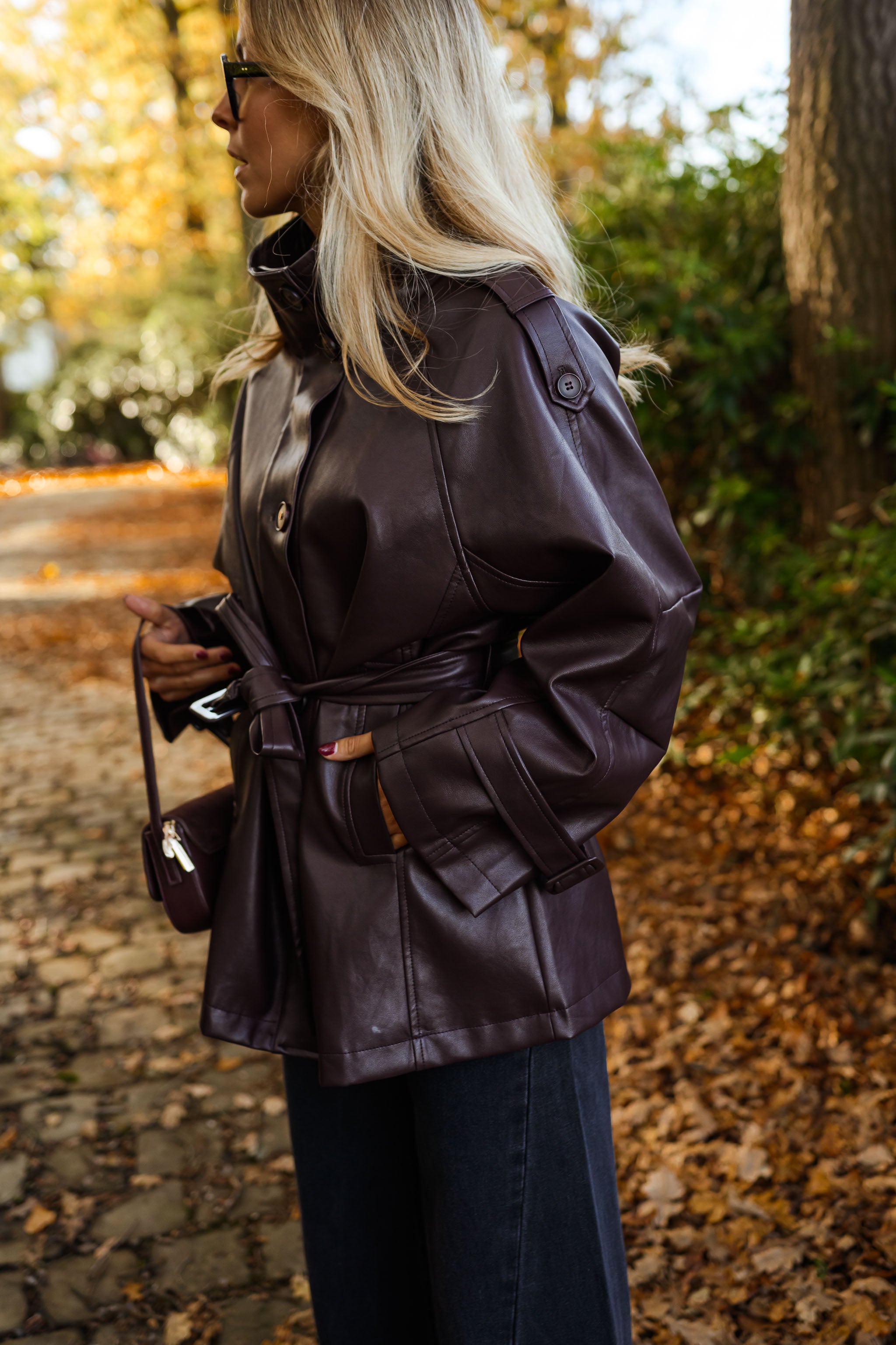 Burgundy Rachelle Jacket