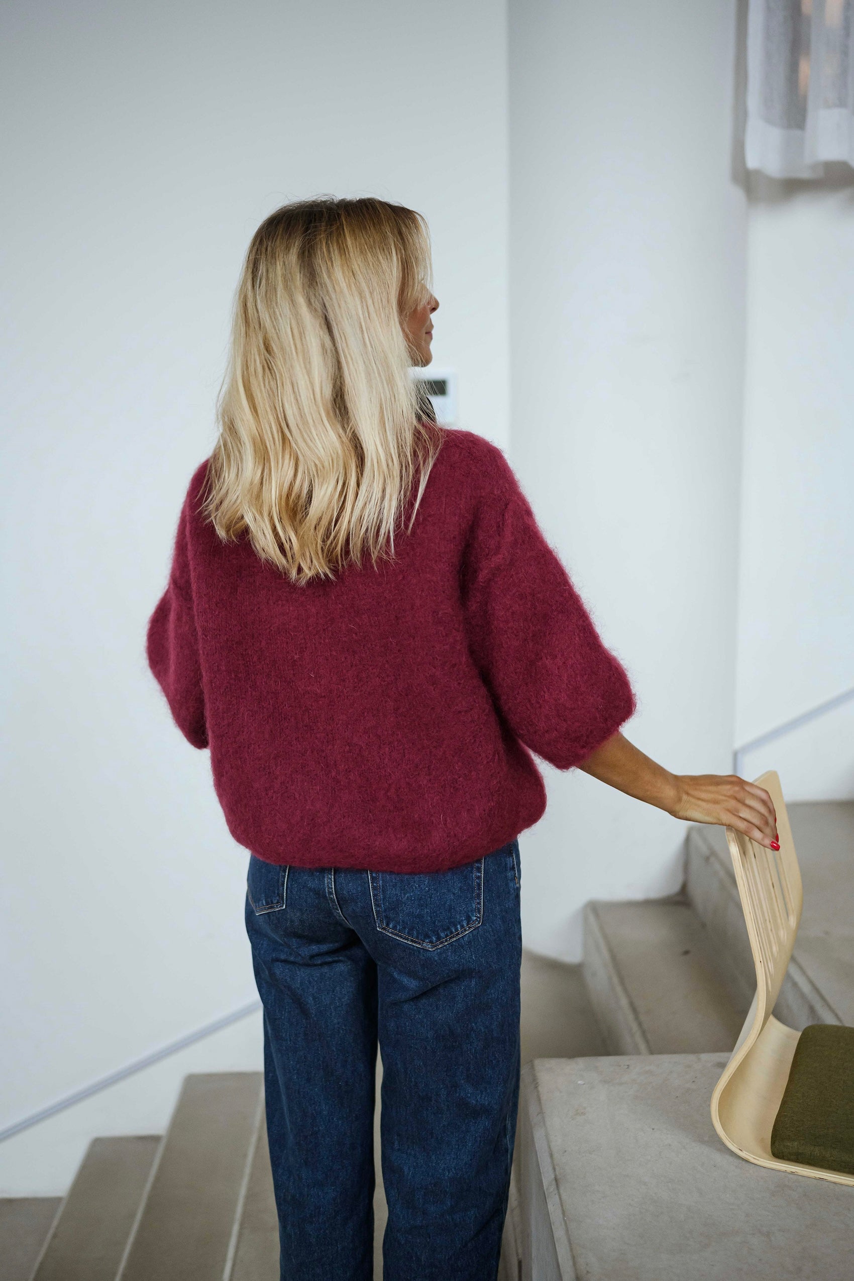 Burgundy Samia Sweater