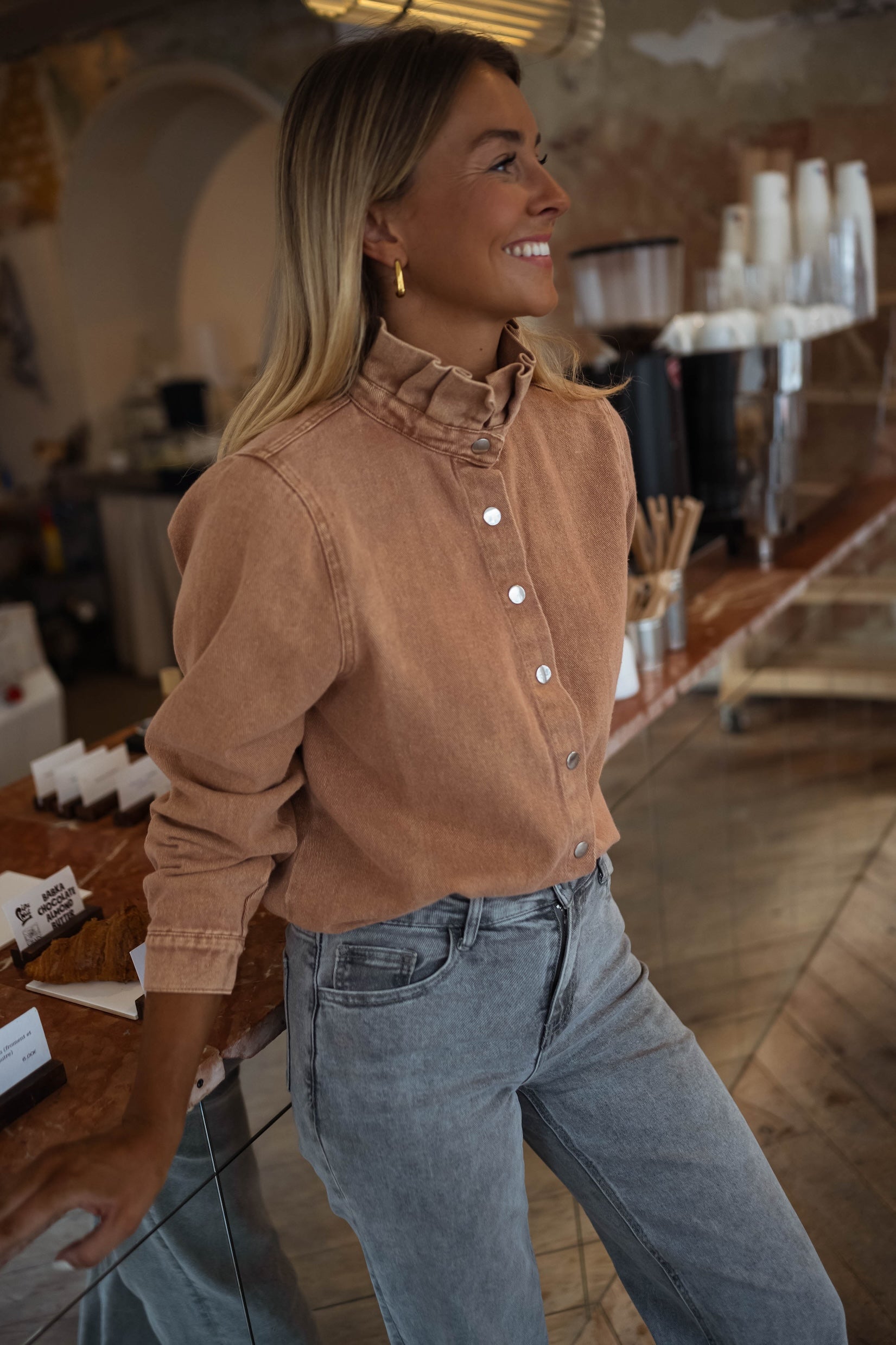 Camel Gabin Overshirt