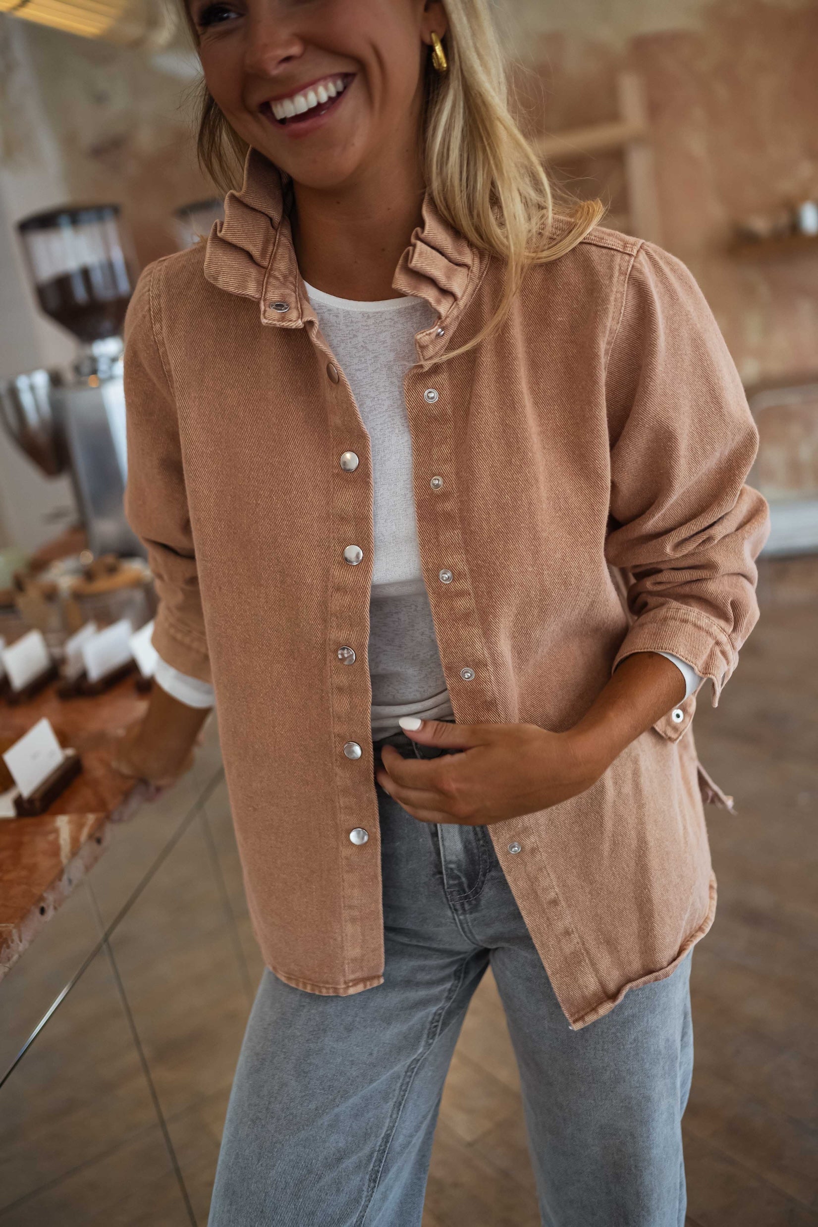 Camel Gabin Overshirt