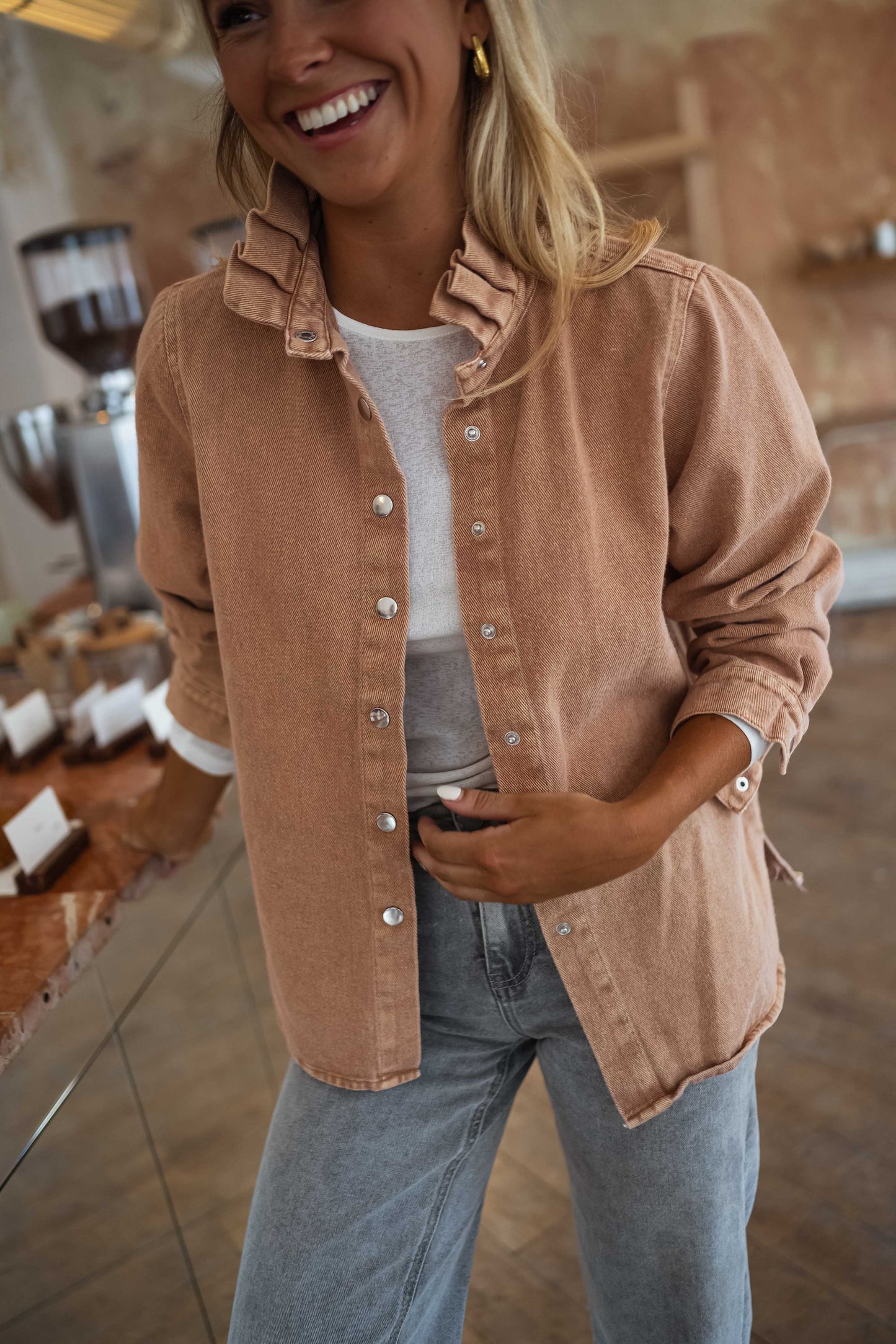 Camel Gabin Overshirt