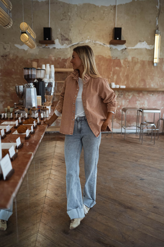 Camel Gabin Overshirt – Easy Clothes North America