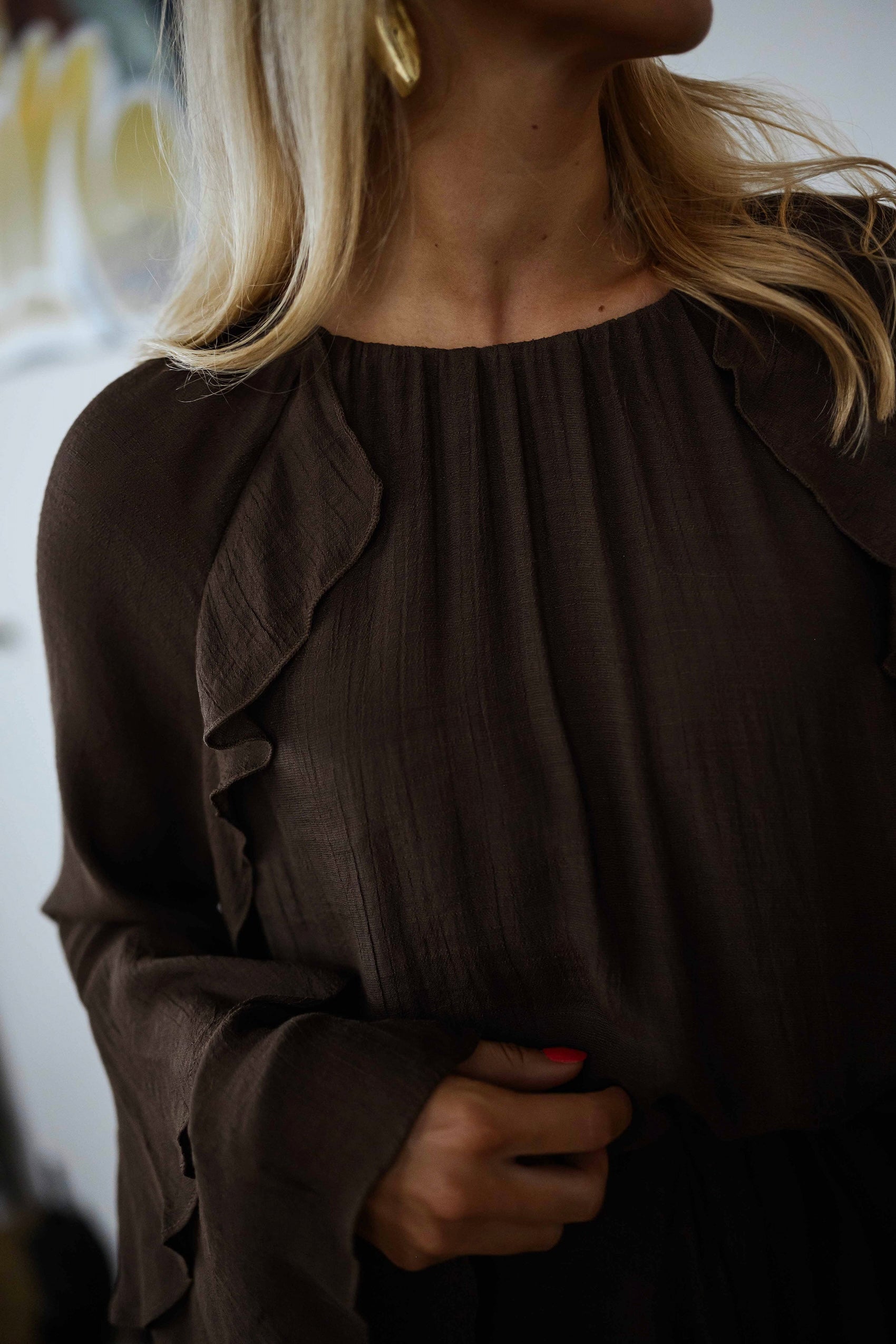 Chocolate Audrina Dress