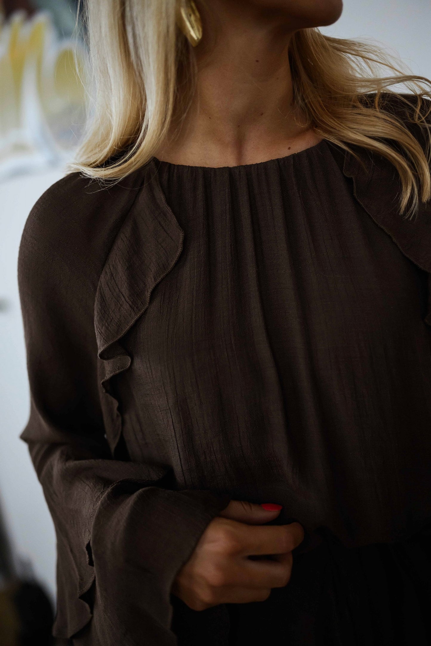 Chocolate Audrina Dress