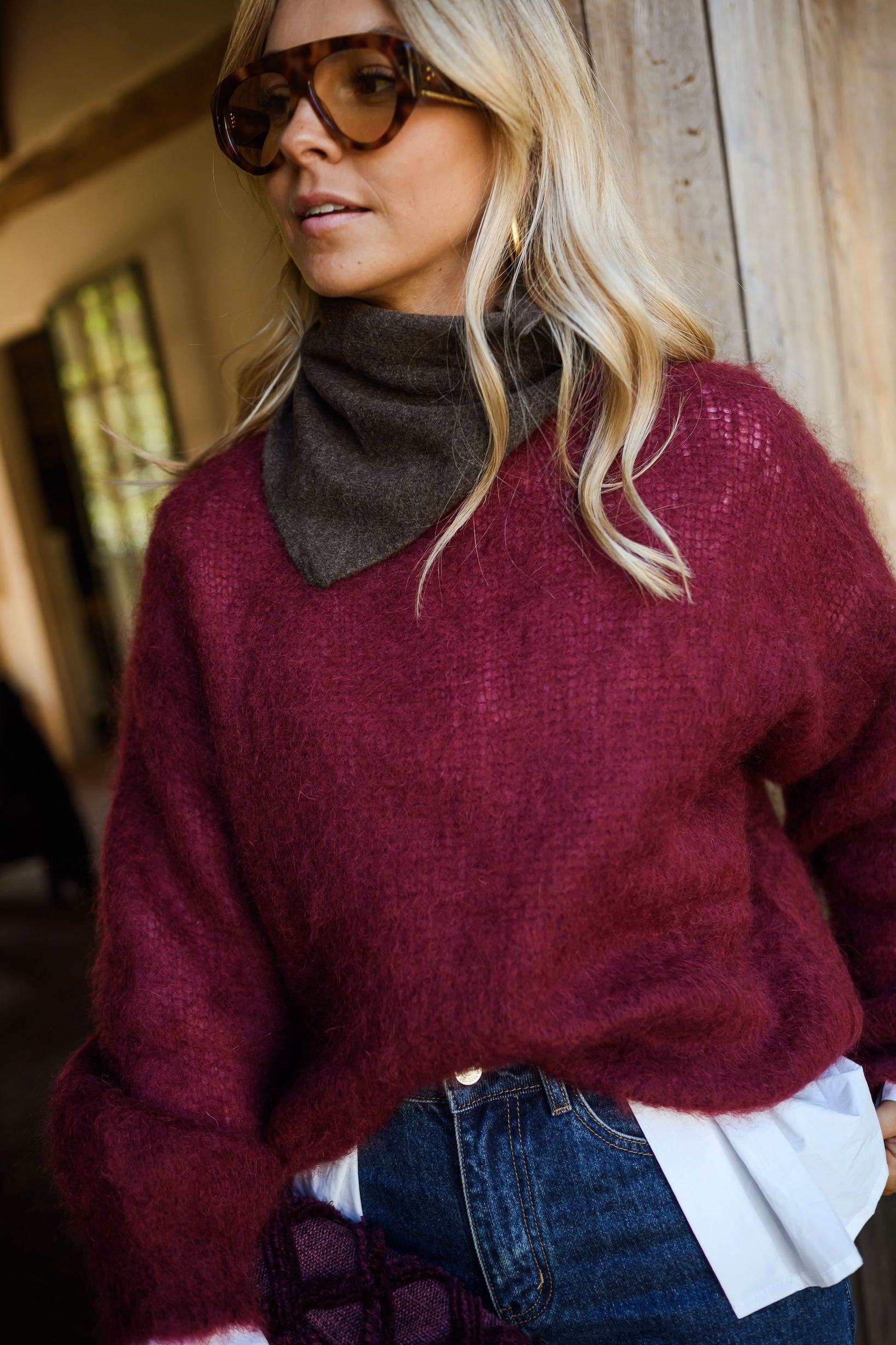 Chocolate Demi Scarf