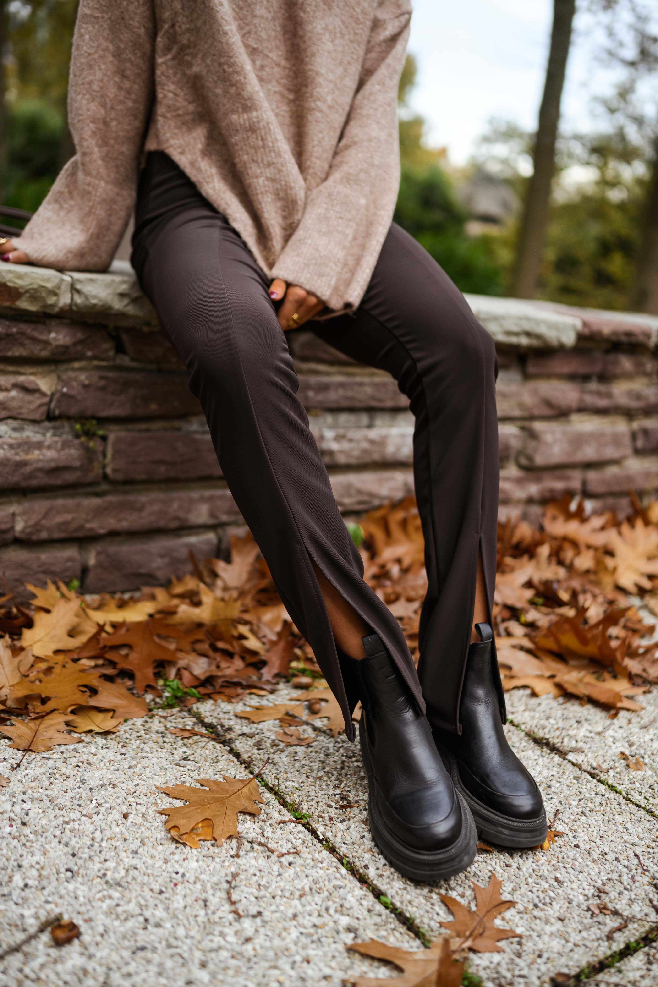Chocolate Janice Leggings