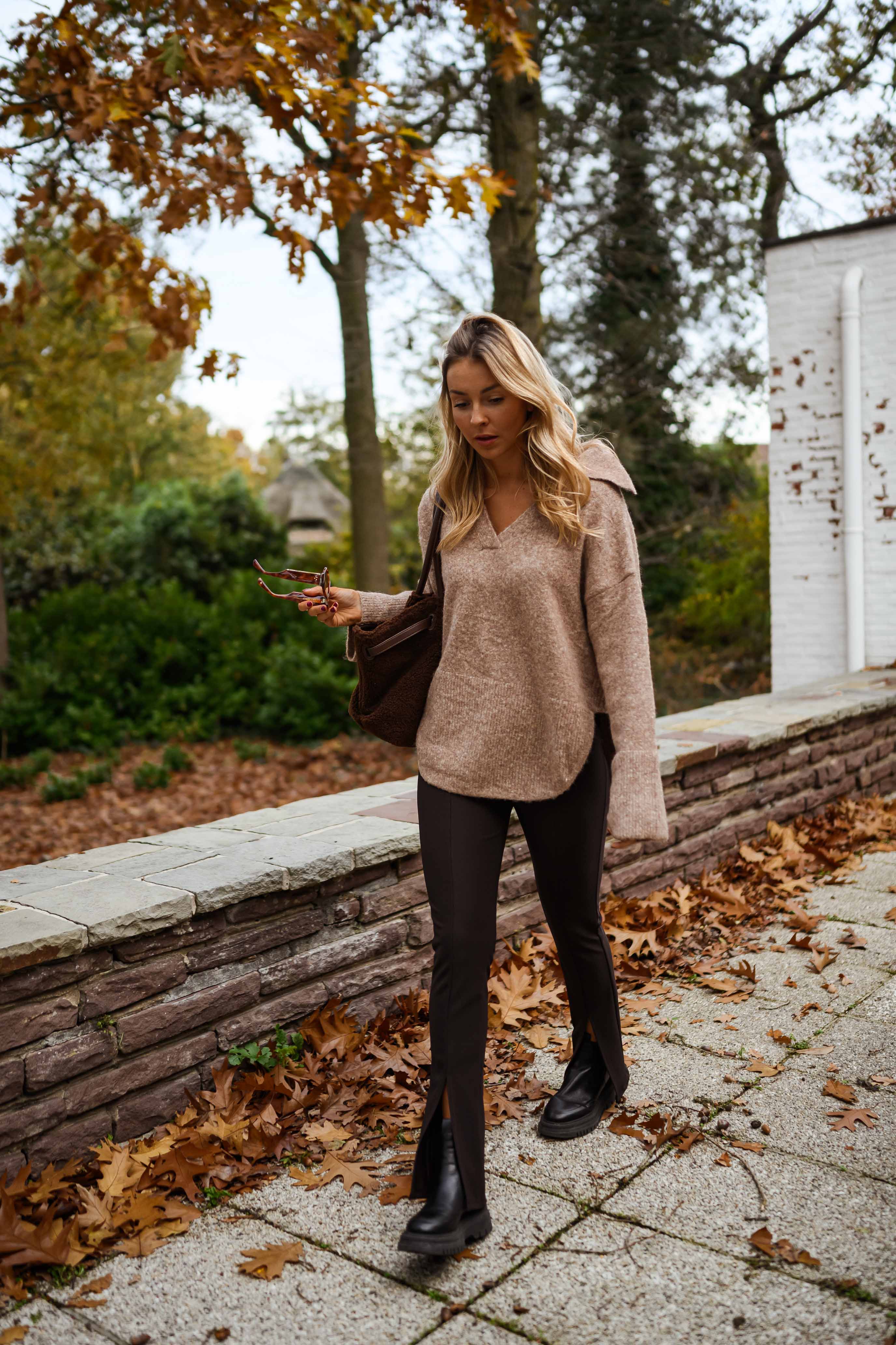 Chocolate Janice Leggings