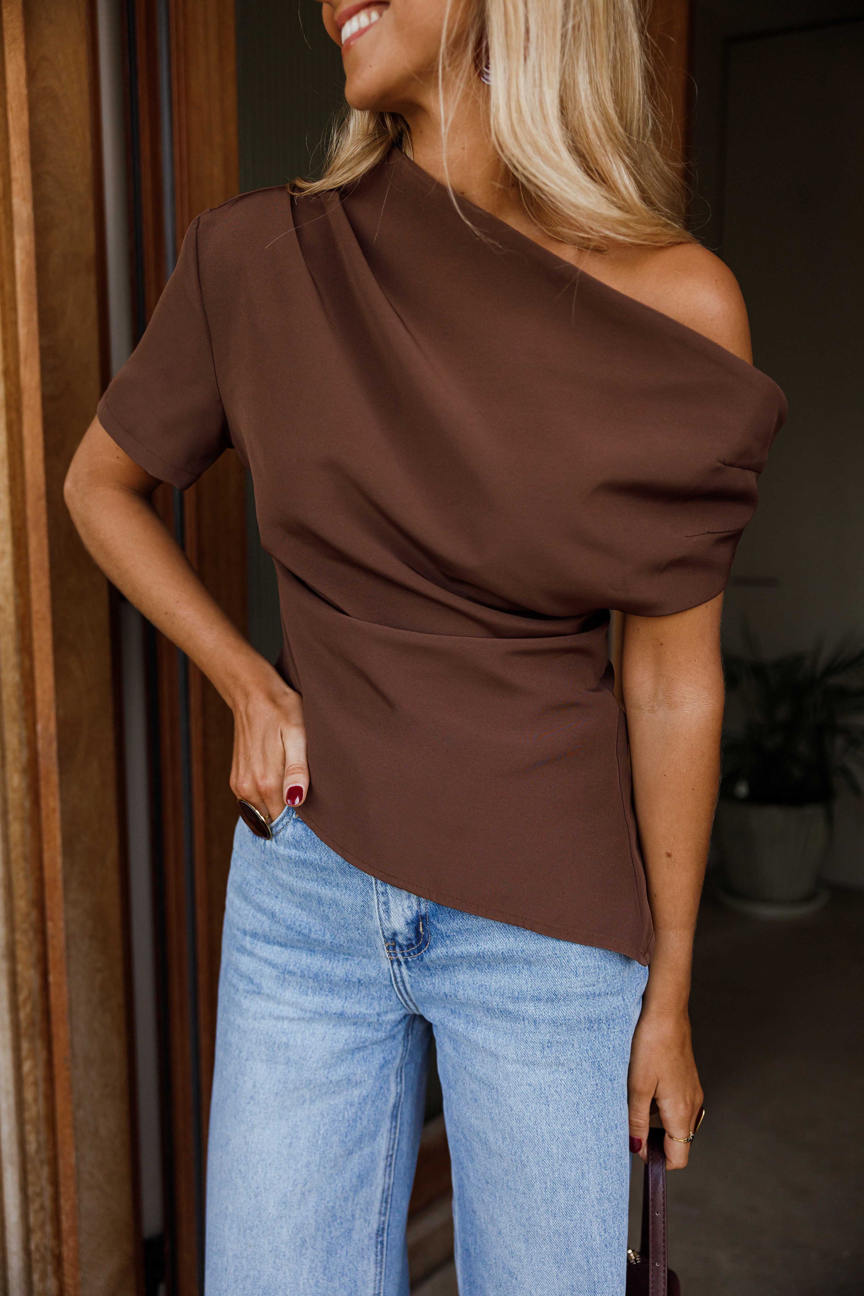Chocolate Maria Blouse