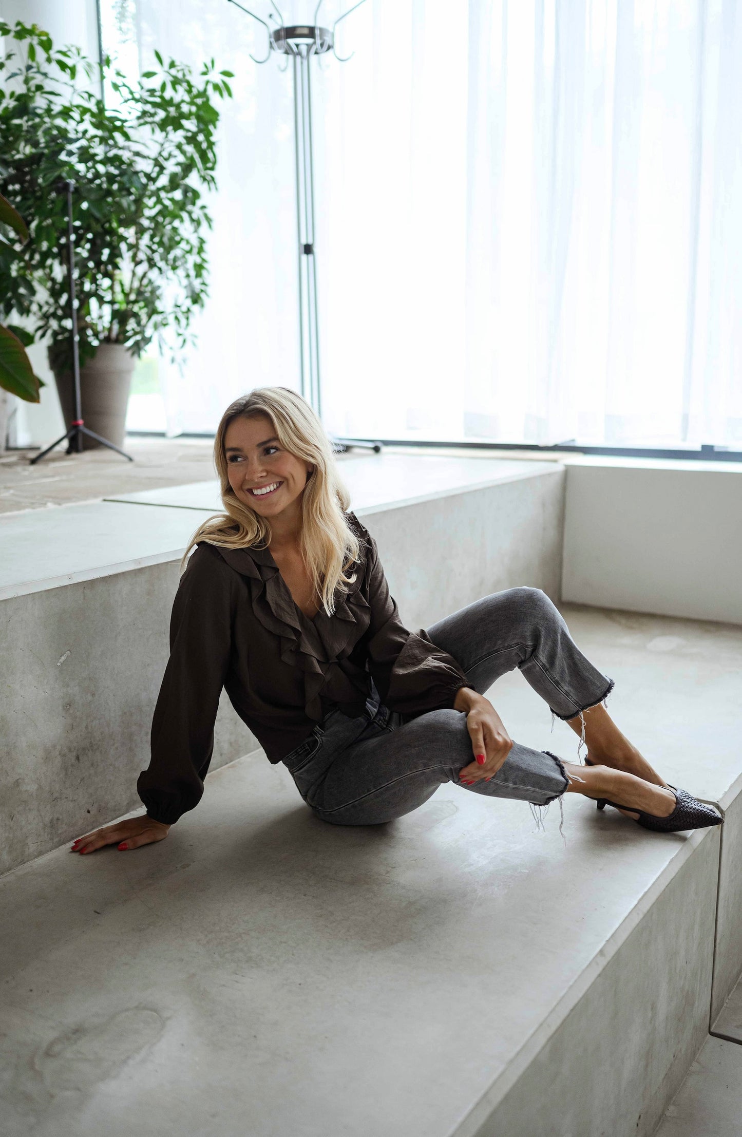 Chocolate Roxane Blouse