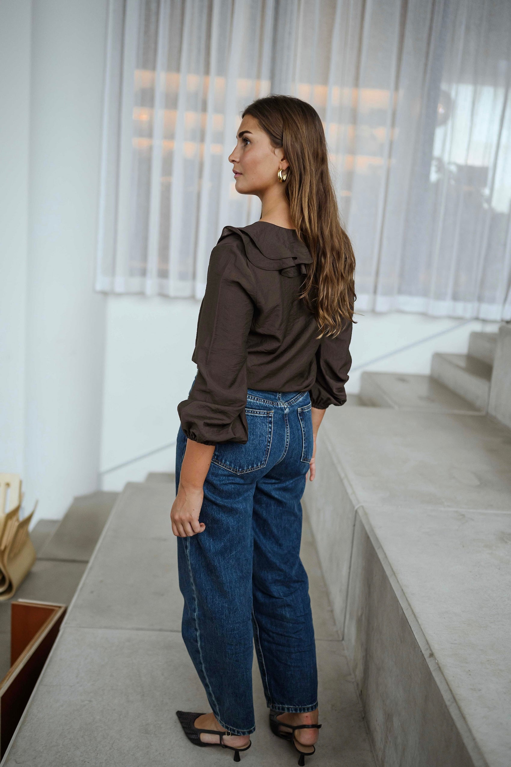 Chocolate Roxane Blouse