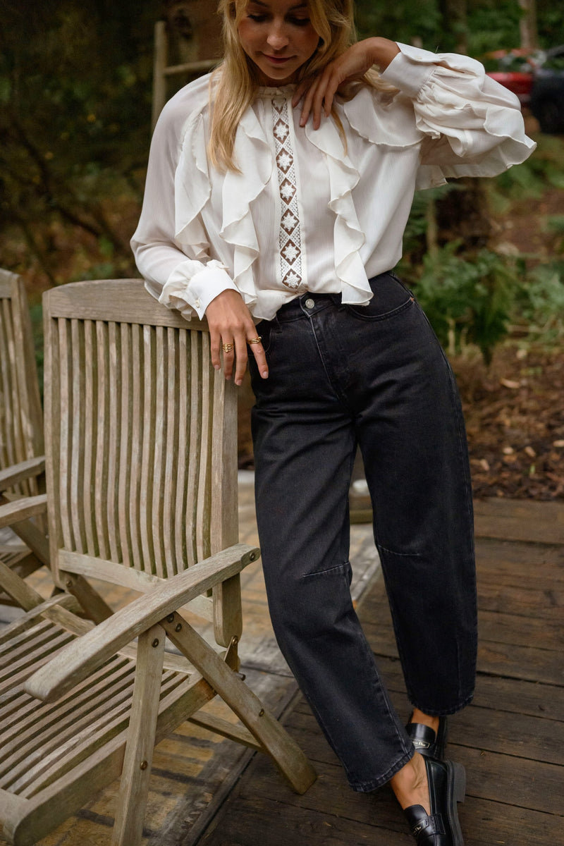 Dark Grey Brandy Jeans