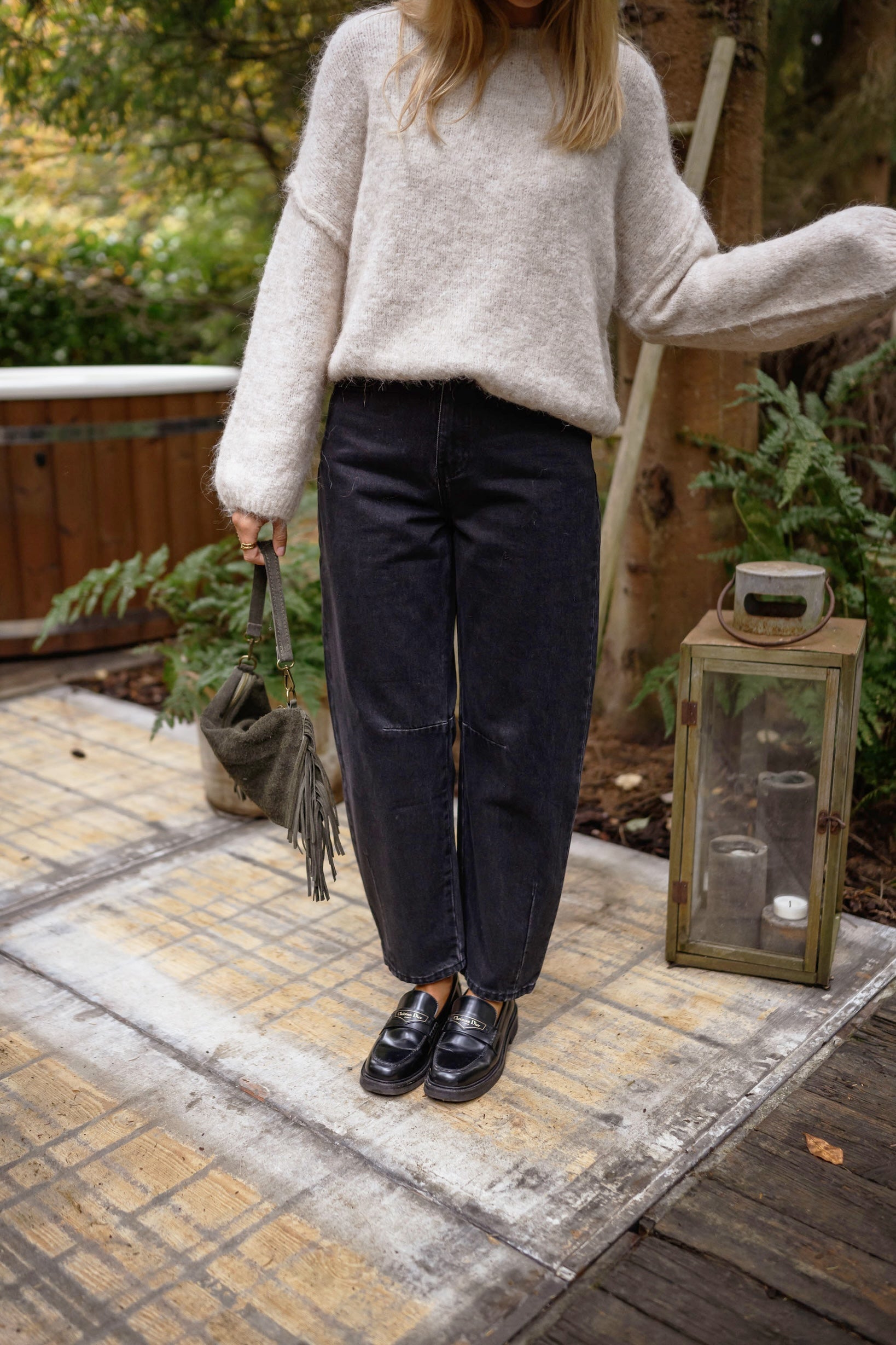 Dark Grey Brandy Jeans