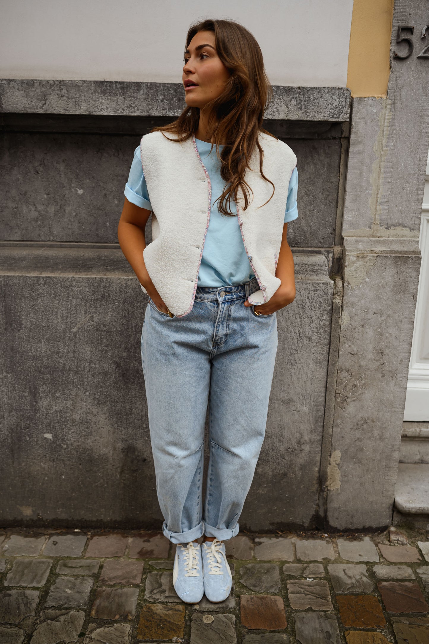 Ecru Floral Gracie Vest