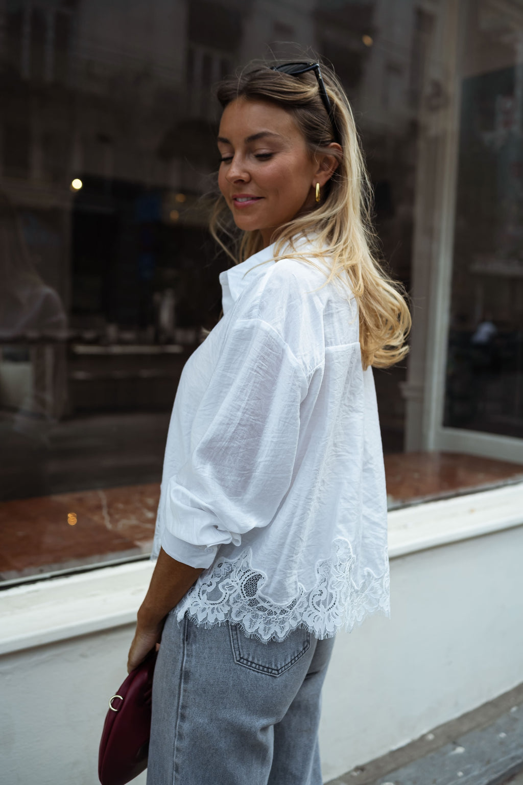 Ecru Ivan Lace Shirt – Easy Clothes North America