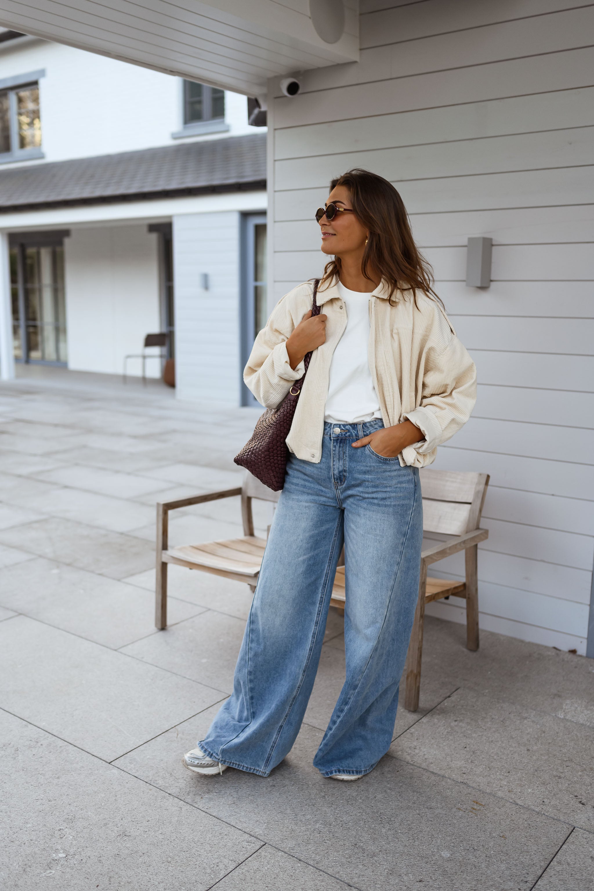 Ecru Corduroy Catherine Jacket