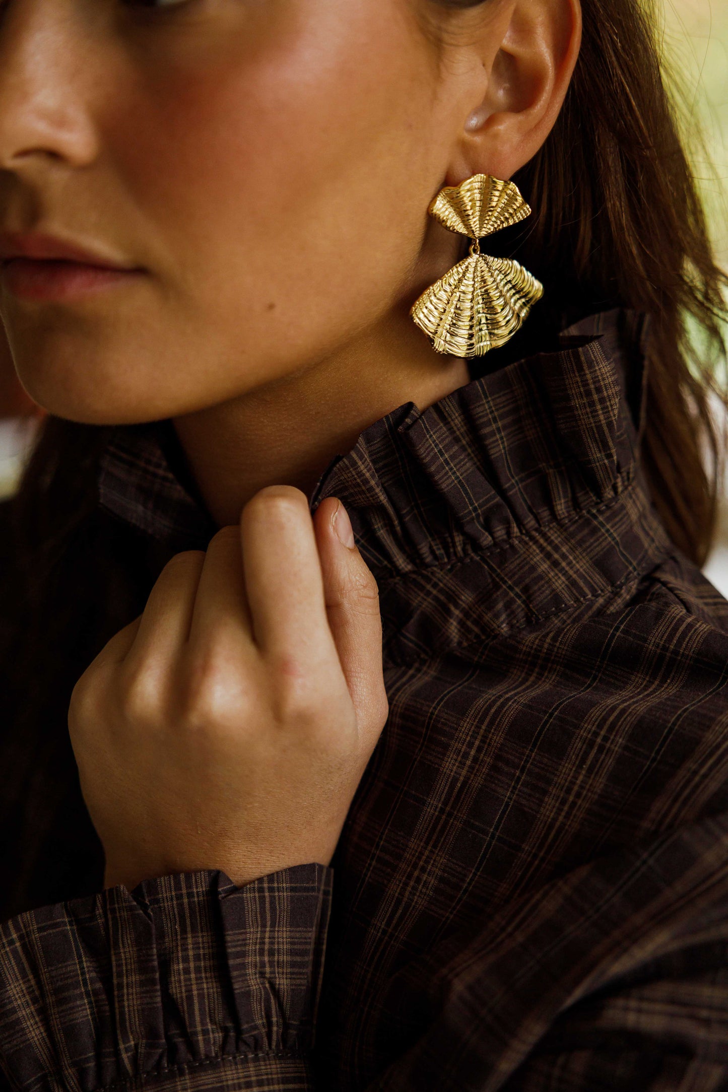 Golden Kena Earrings