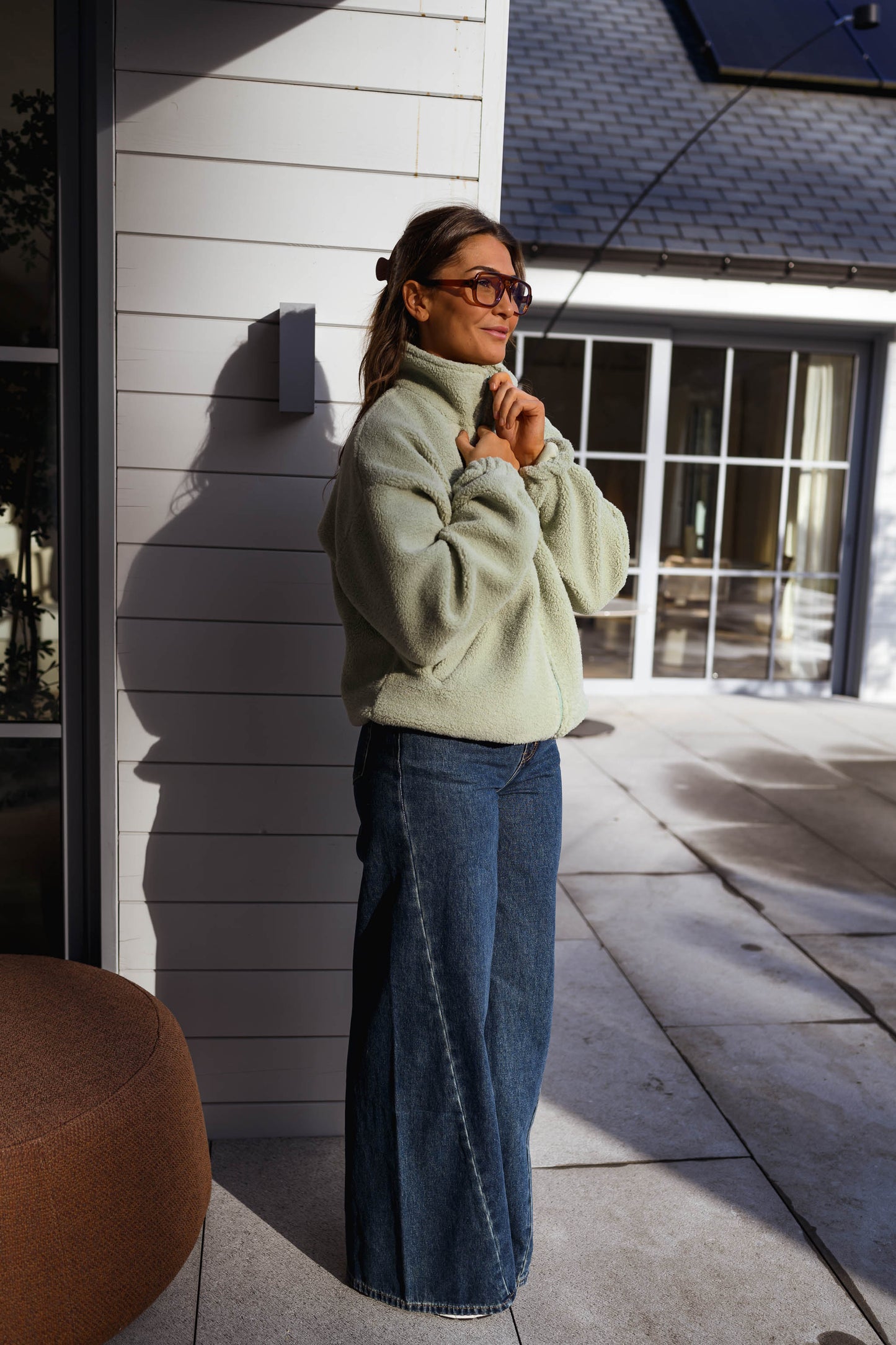 Green Ava Fleece Jacket