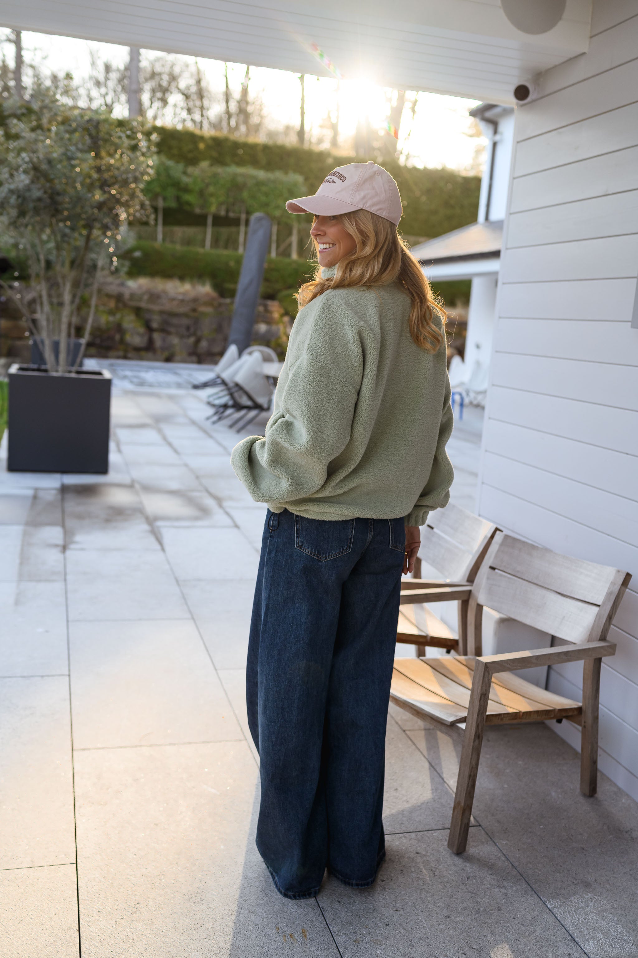 Green Ava Fleece Jacket