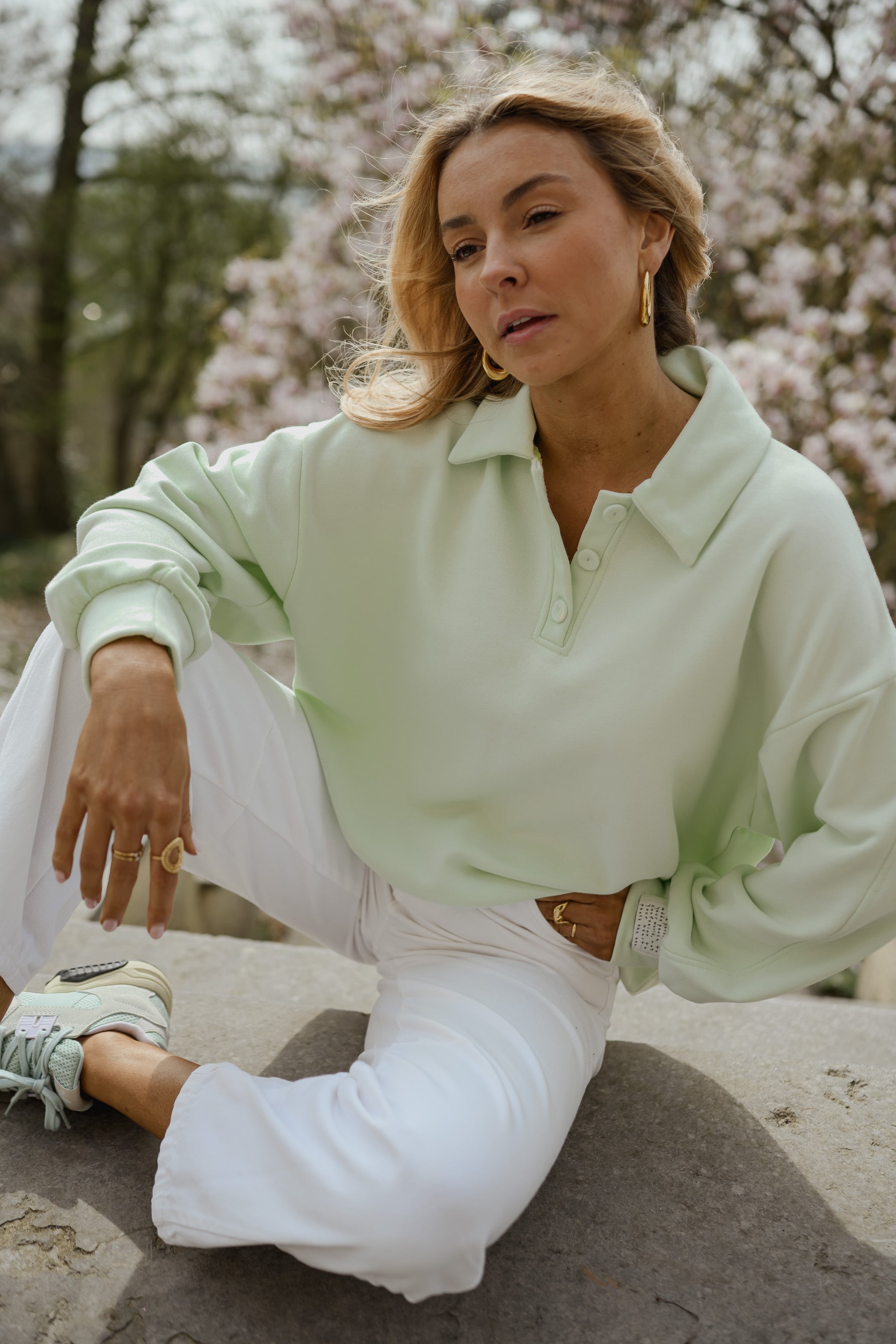 Green Mint Sweater