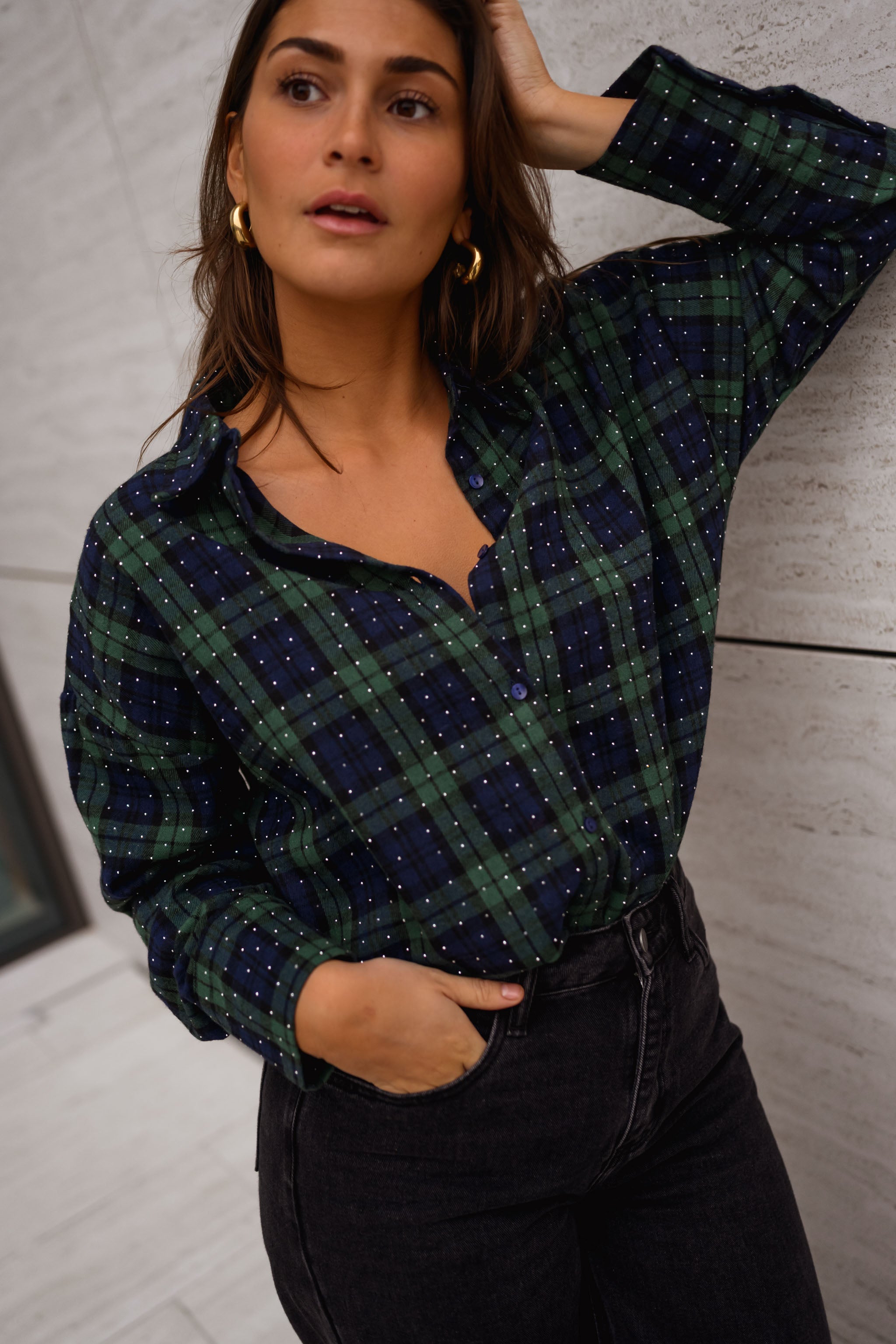 Green Plaid Dicki Shirt