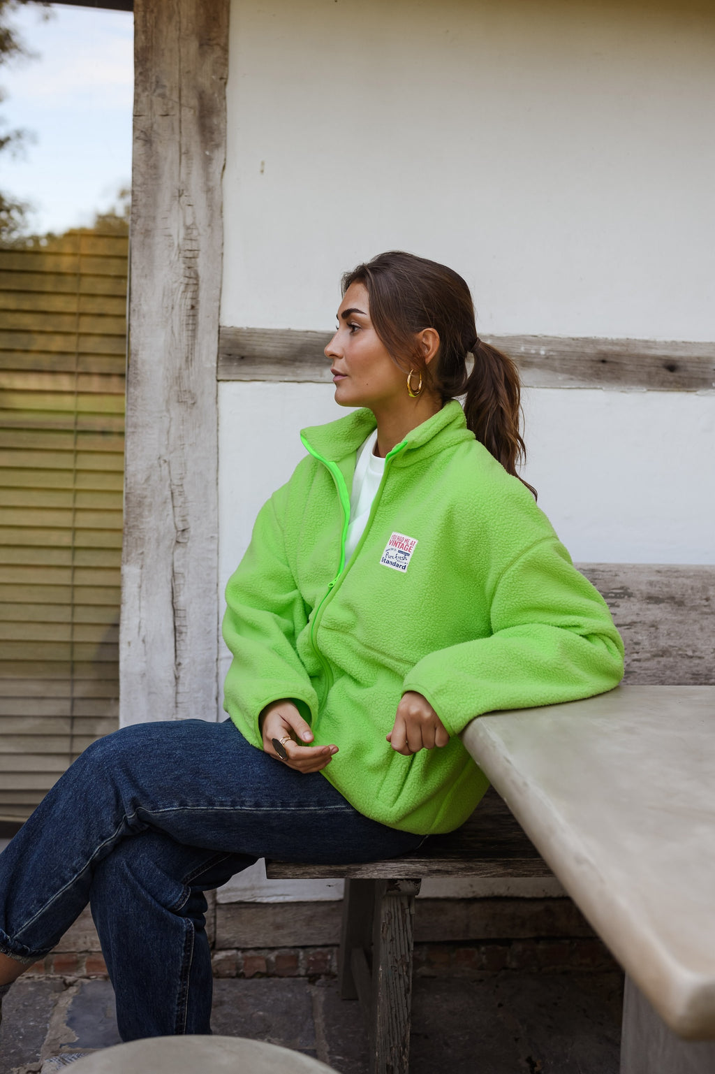Green Sevan Fleece Jacket – Easy Clothes North America
