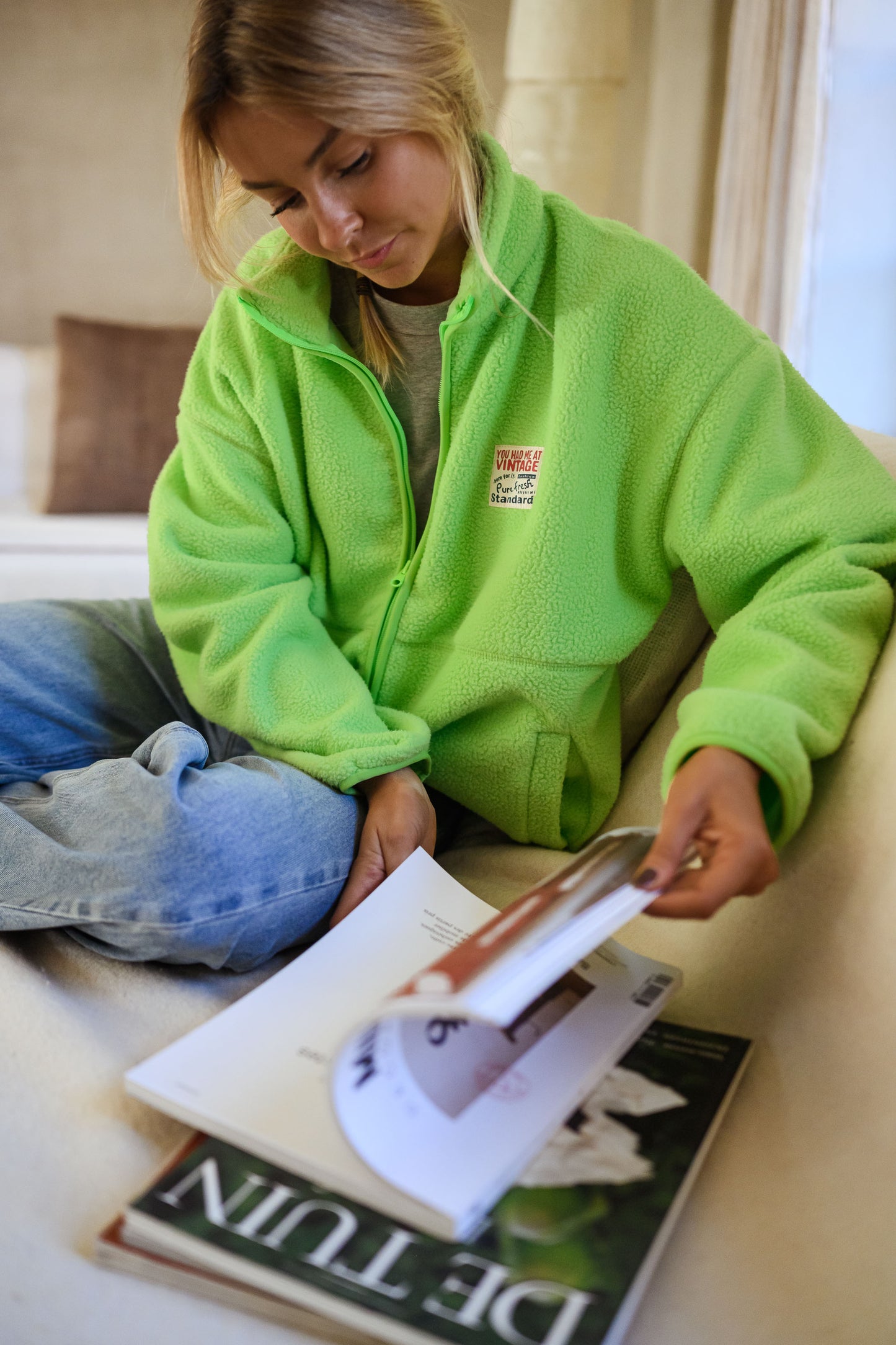 Green Sevan Fleece Jacket